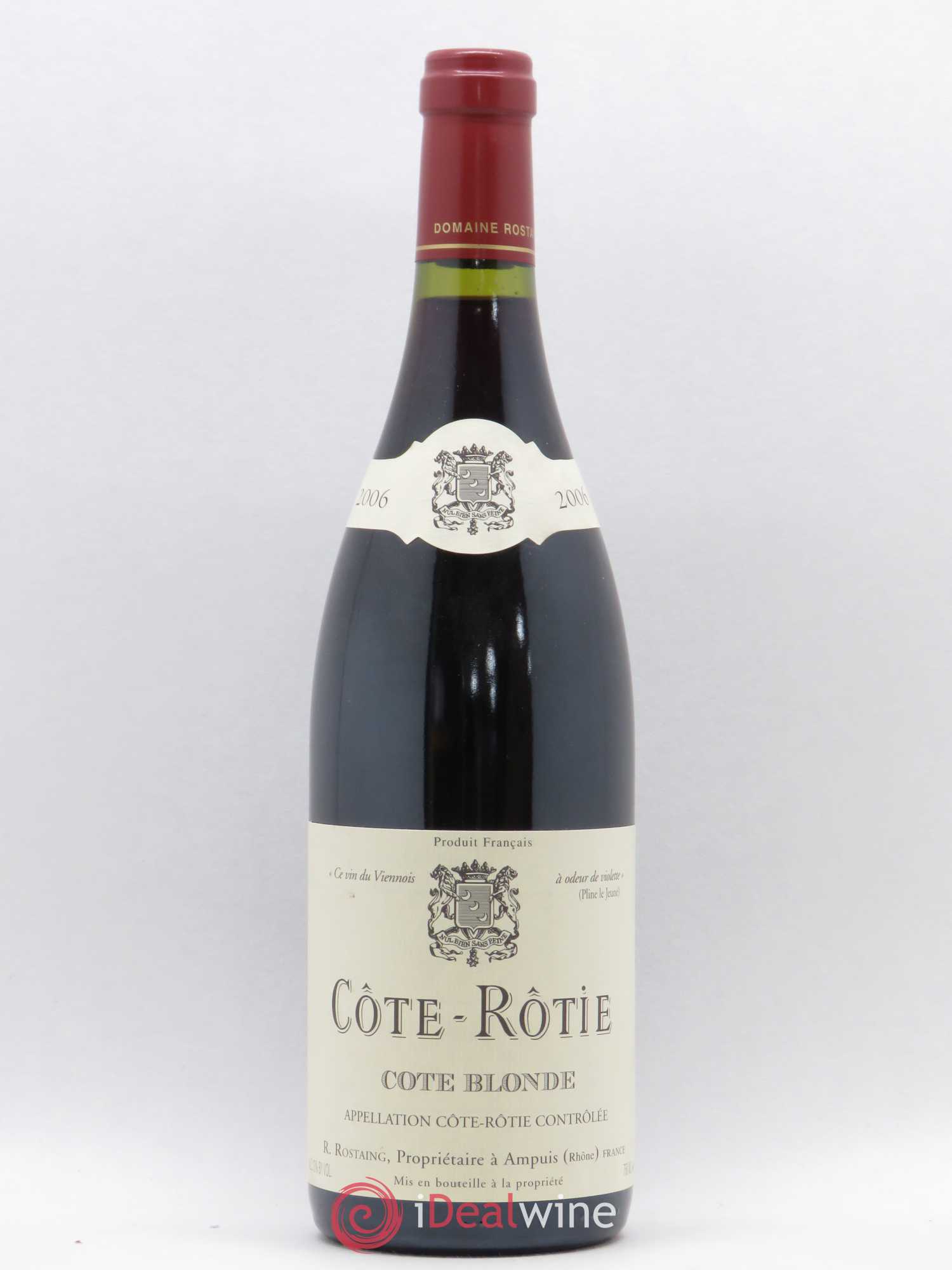 Côte-Rôtie Côte Blonde René Rostaing 2006 - Posten von 1 Flasche - 0