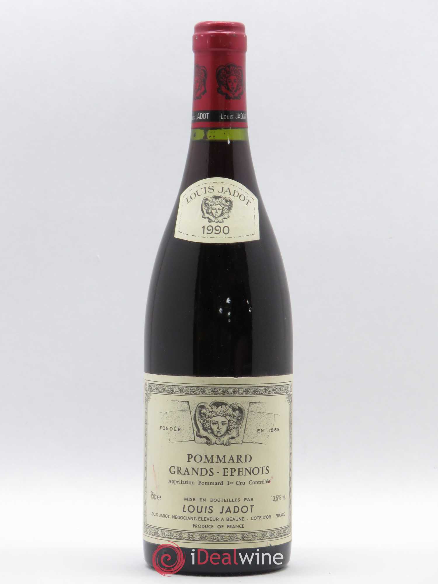 Pommard 1er Cru Les Grands Epenots Maison Louis Jadot 1990 - Lot de 1 bouteille - 0