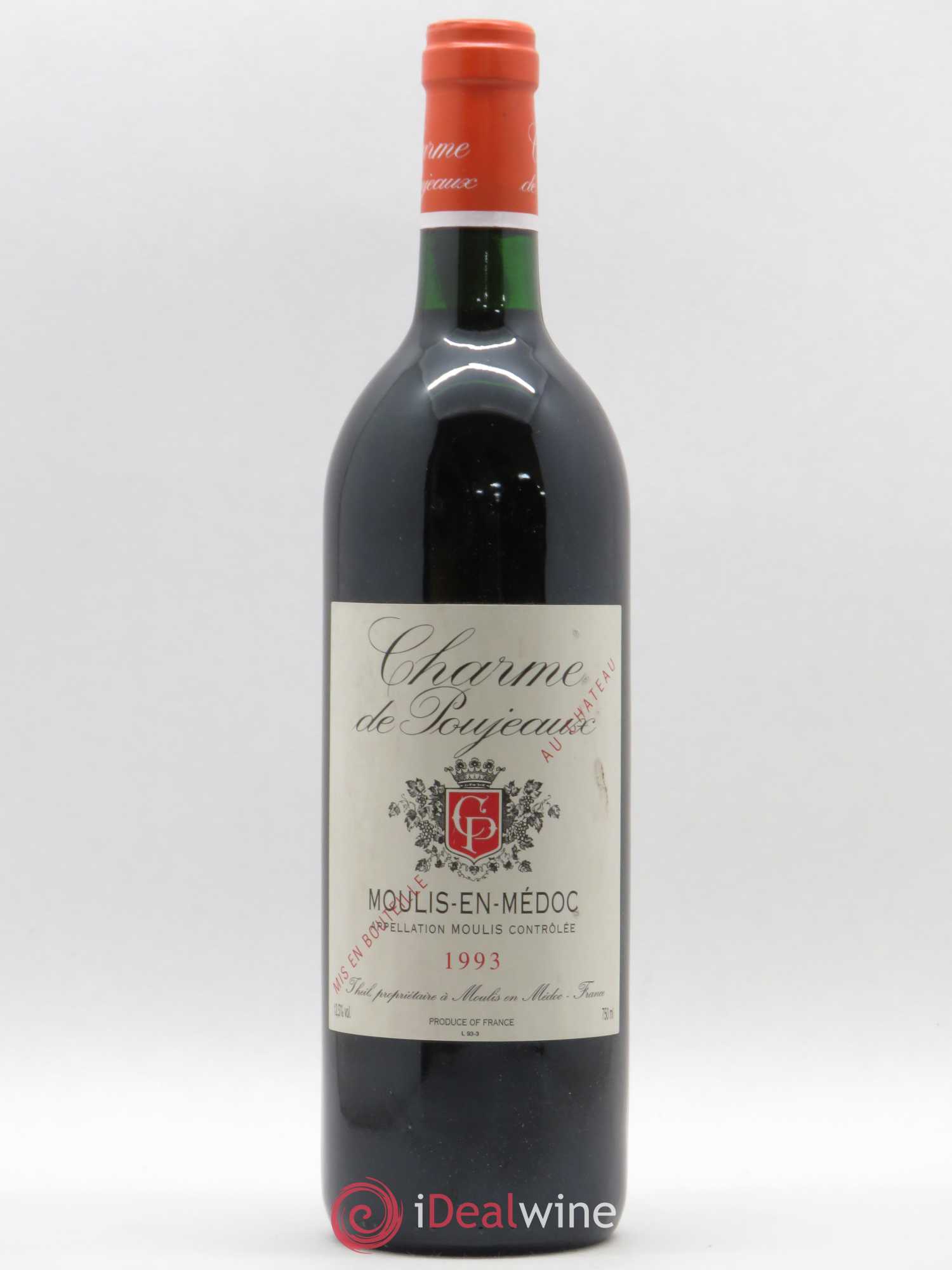 Moulis en Médoc Les Charmes de Poujeaux 1993 - Posten von 1 Flasche - 0
