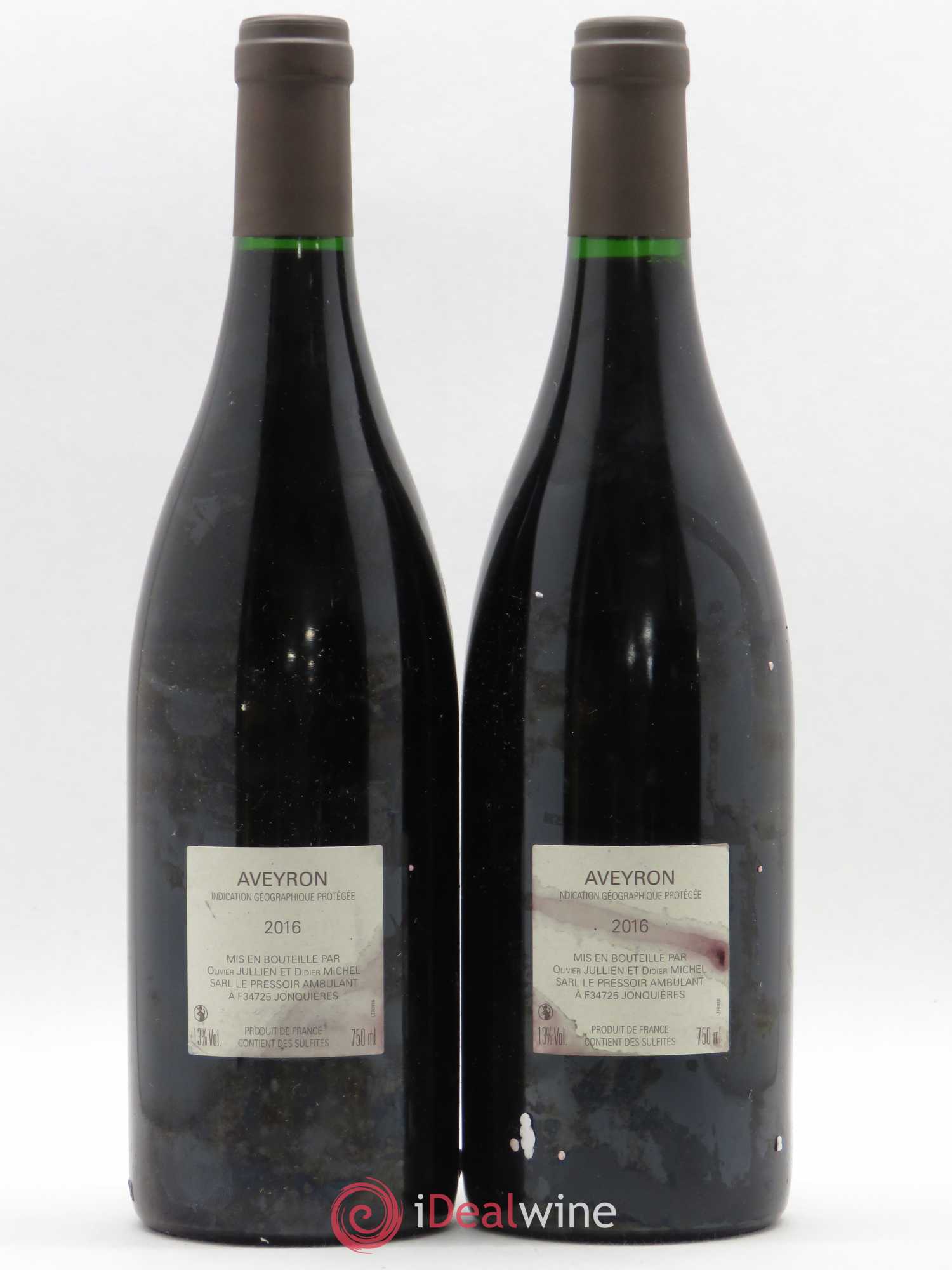 Aveyron Mas Jullien Le Trescol Olivier Jullien 2016 - Lot de 2 bouteilles - 1