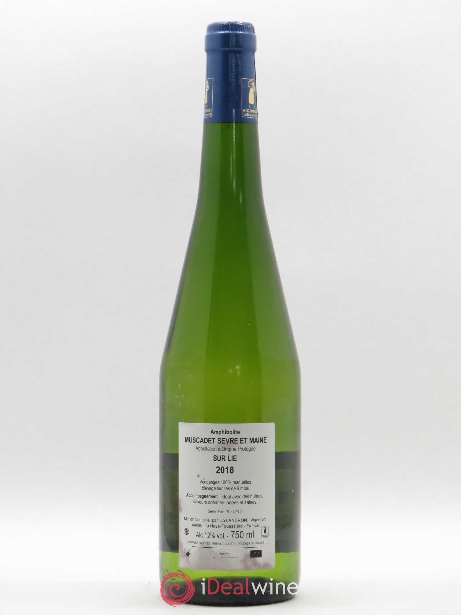 Muscadet-Sèvre-et-Maine Amphibolite Jo Landron (sans prix de réserve) 2018 - Lot de 1 bouteille - 1