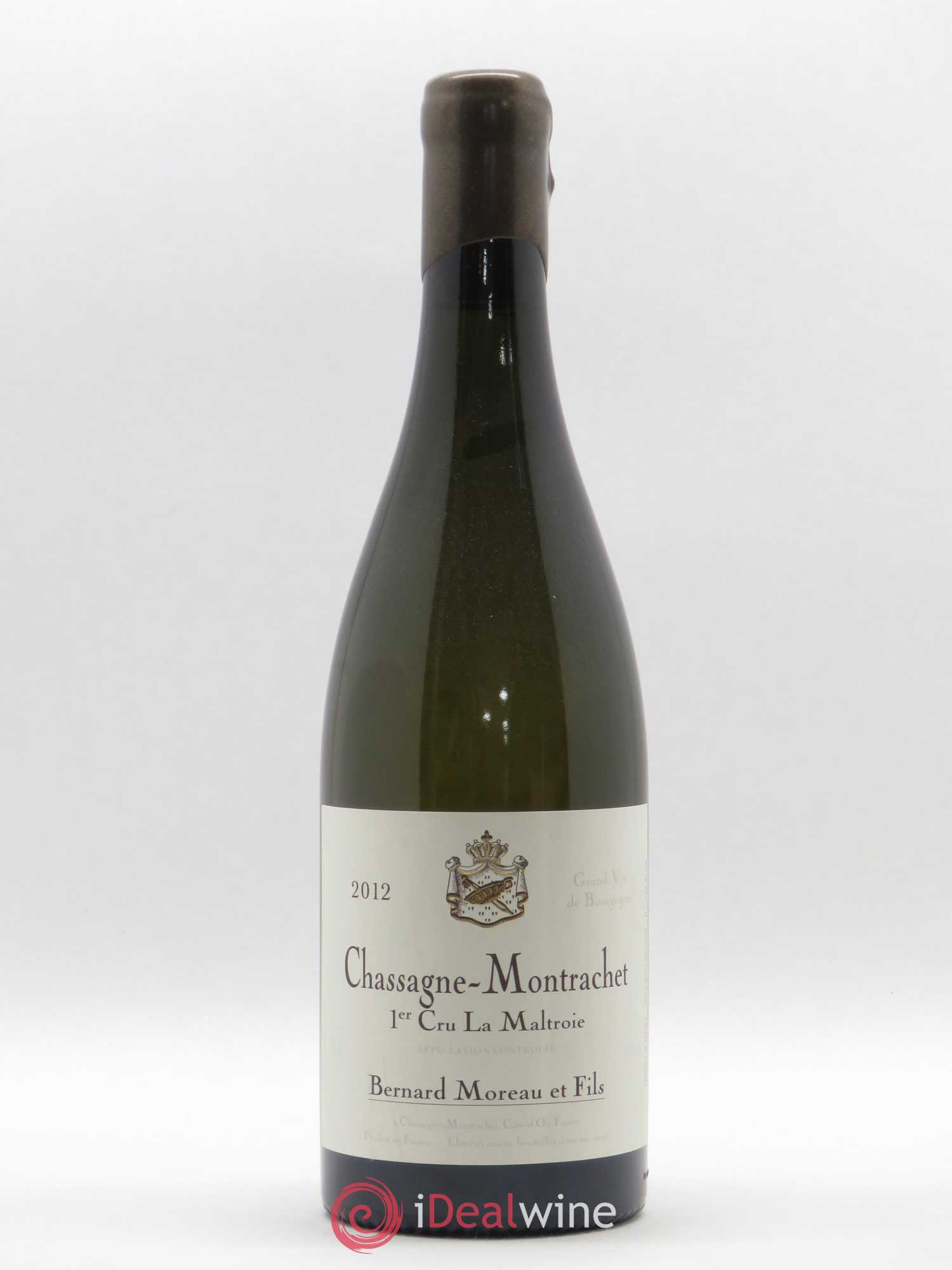 Chassagne-Montrachet 1er Cru La Maltroie Bernard Moreau 2012 - Posten von 1 Flasche - 0