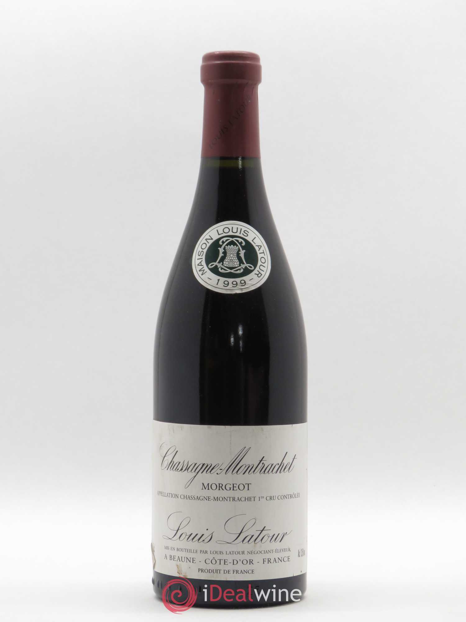 Chassagne-Montrachet 1er Cru Morgeot Louis Latour 1999 - Posten von 1 Flasche - 0