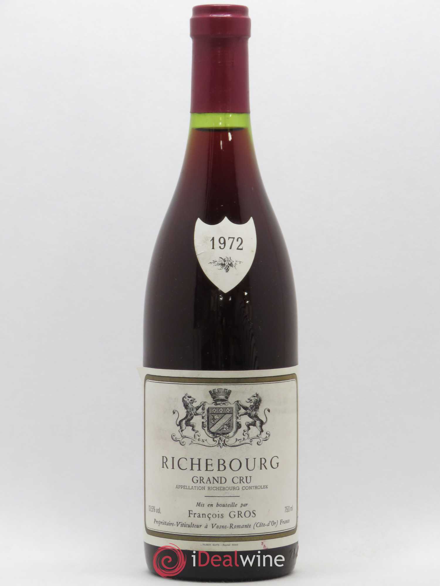 Richebourg Grand Cru François Gros 1972 - Posten von 1 Flasche - 0