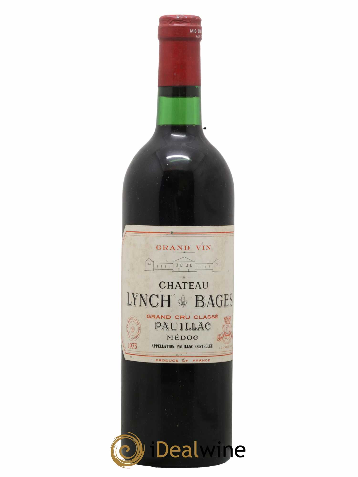 Château Lynch Bages 5ème Grand Cru Classé 1975 - Lot de 1 bouteille - 0