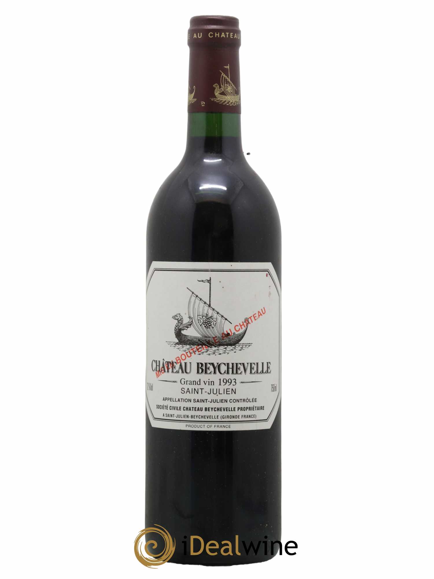 Château Beychevelle 4ème Grand Cru Classé 1993 - Lot de 1 bouteille - 0