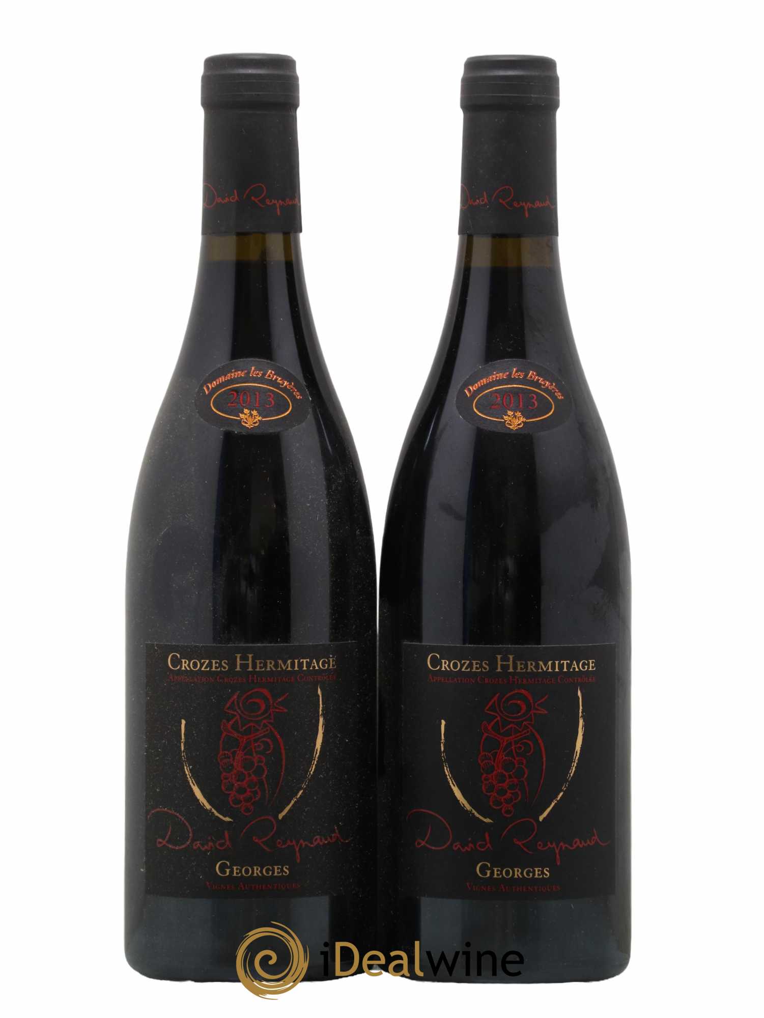 Crozes-Hermitage Georges David Reynaud 2013 - Lot de 2 bouteilles - 0