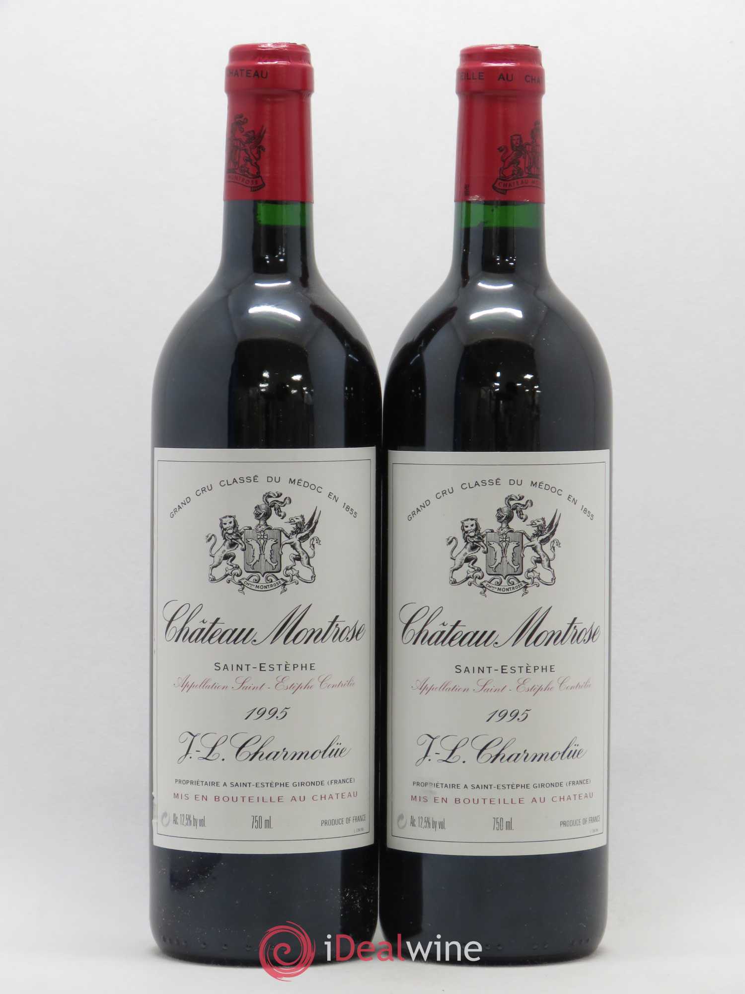 Château Montrose 2ème Grand Cru Classé 1995 - Lot de 2 bouteilles - 0