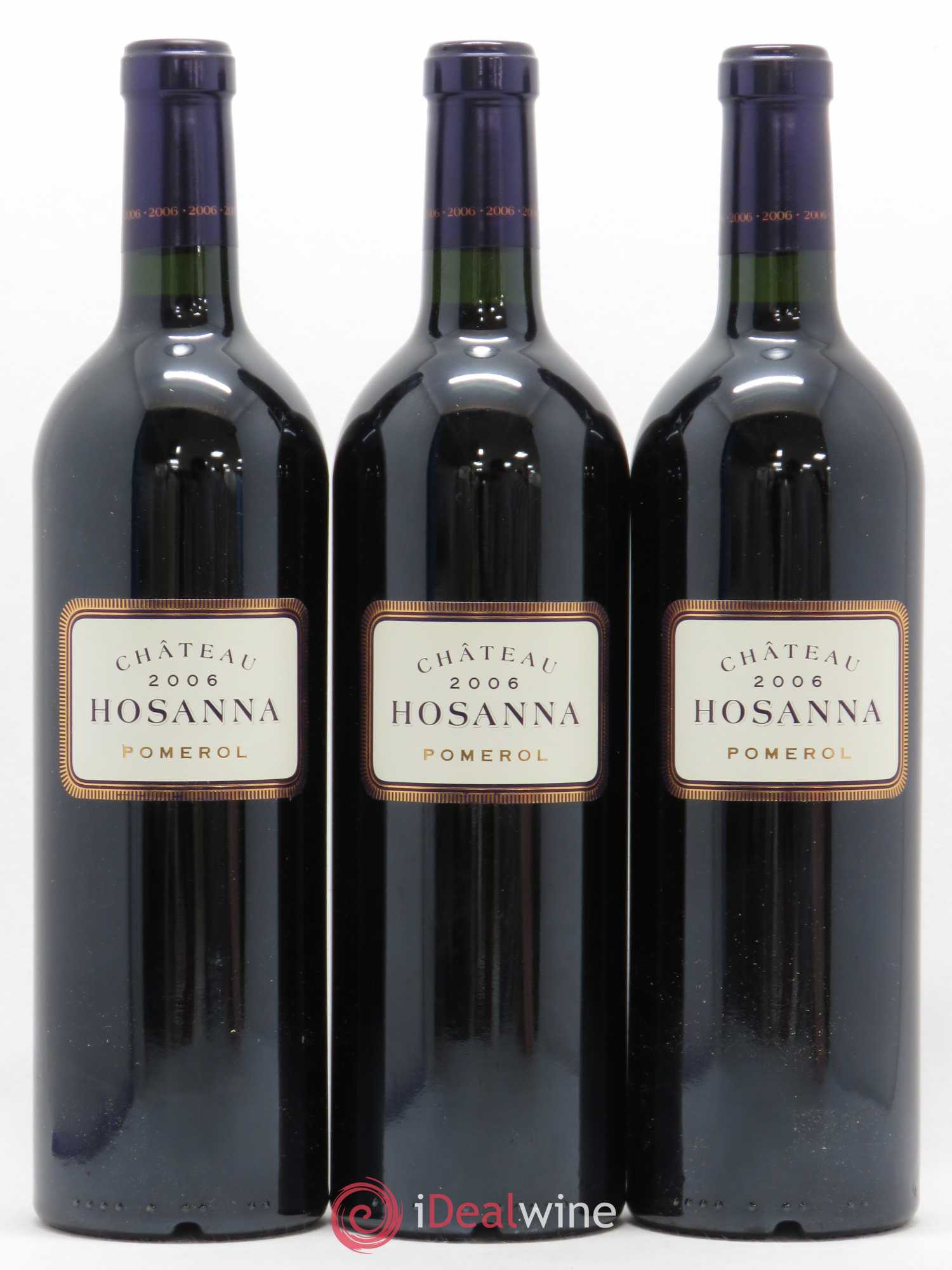 Château Hosanna 2006 - Lot de 3 bouteilles - 0