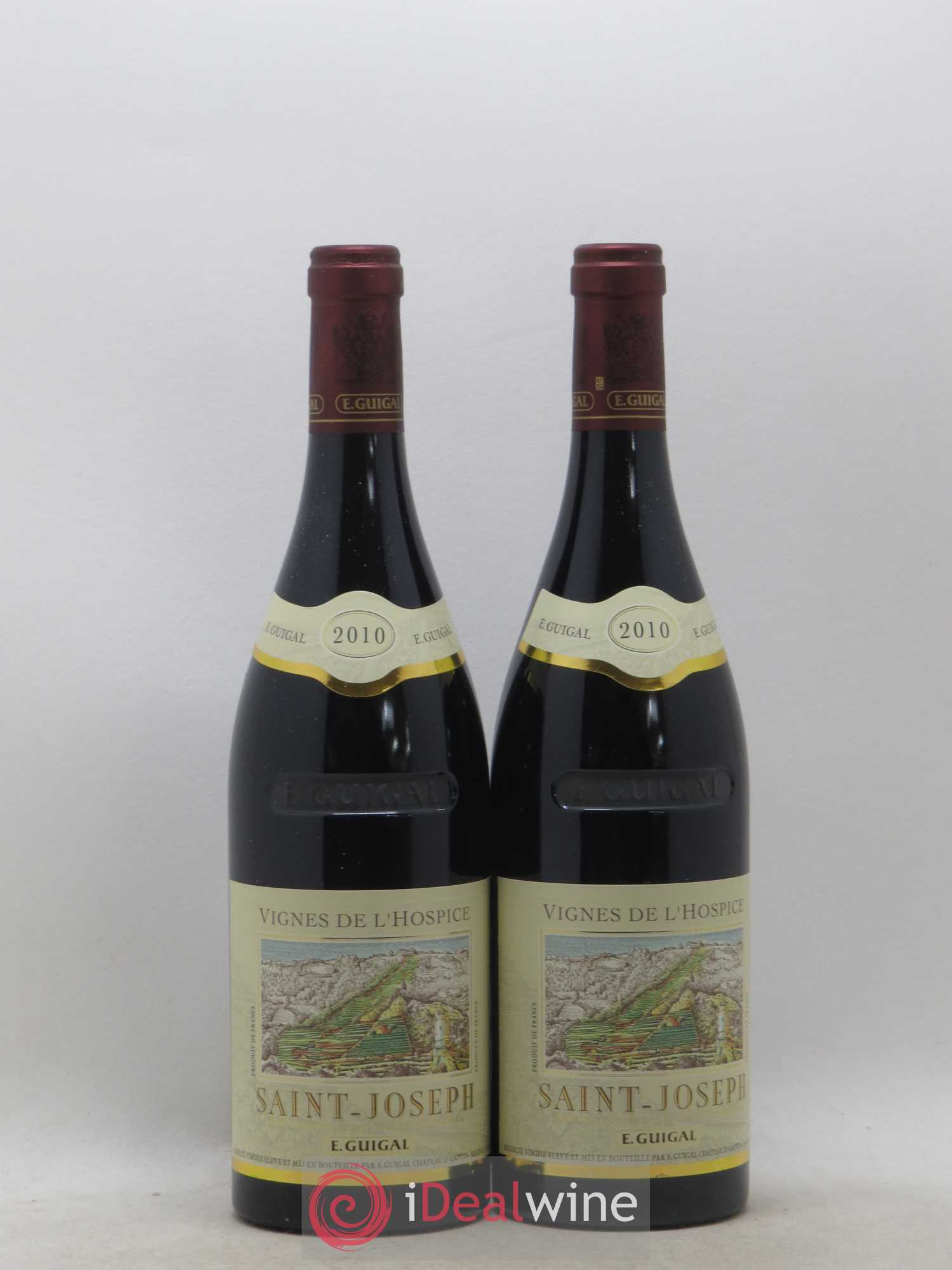 Saint-Joseph Vignes de l'Hospice Guigal 2010 - Lot de 2 bouteilles - 0
