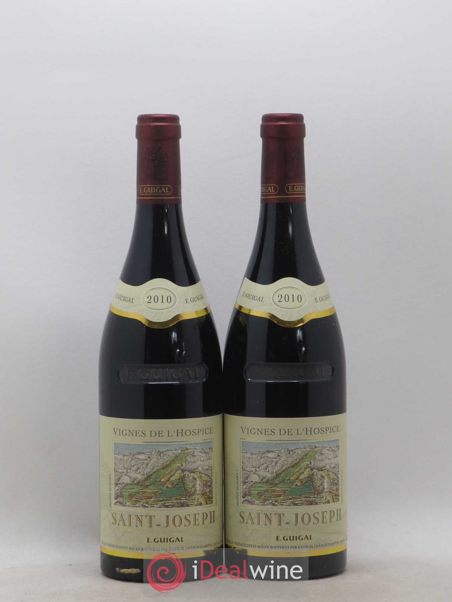 Saint-Joseph Vignes de l'Hospice Guigal 2010 - Lot de 2 bouteilles - 0
