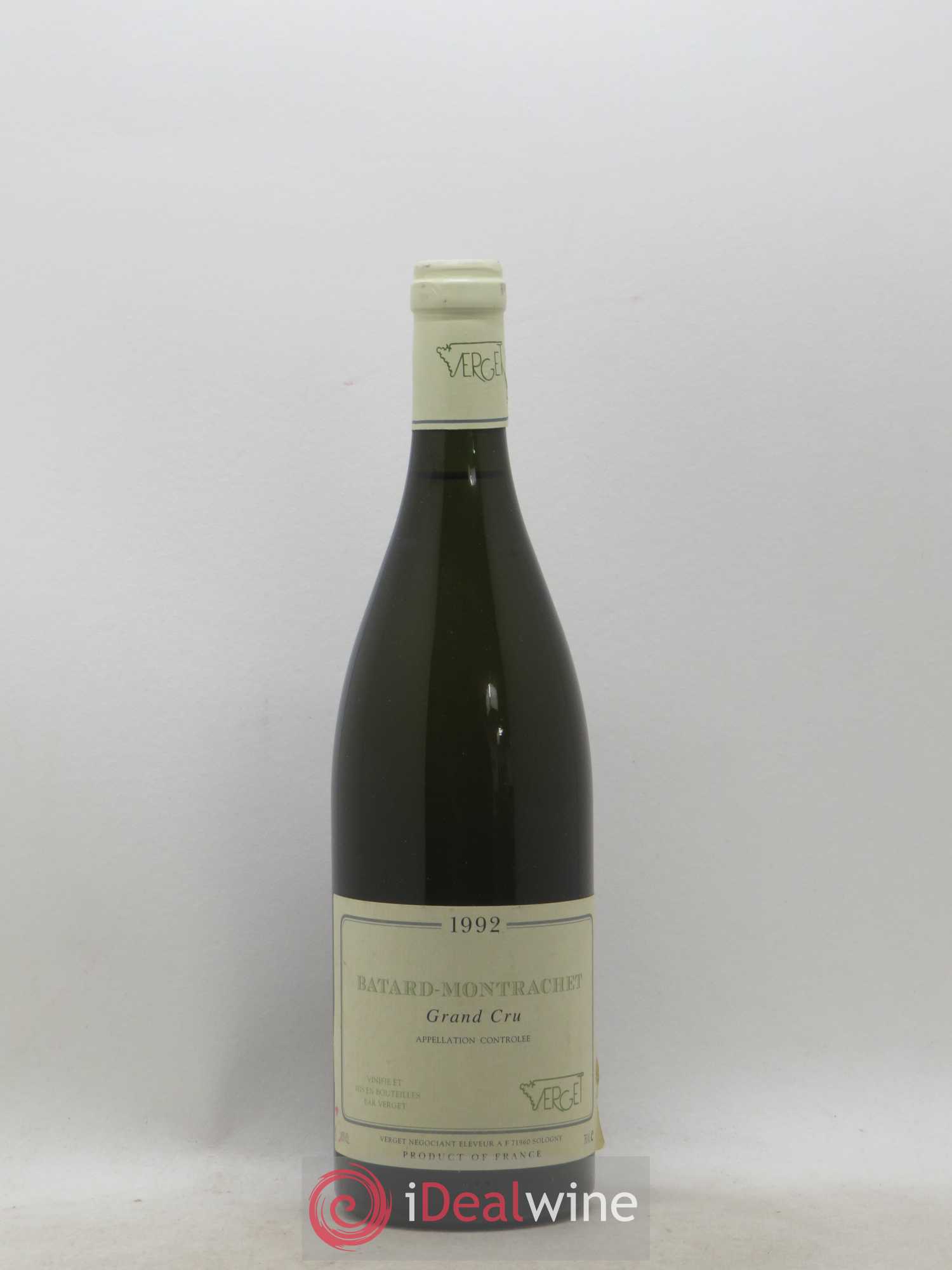 Bâtard-Montrachet Grand Cru Verget 1992 - Lot de 1 bouteille - 0