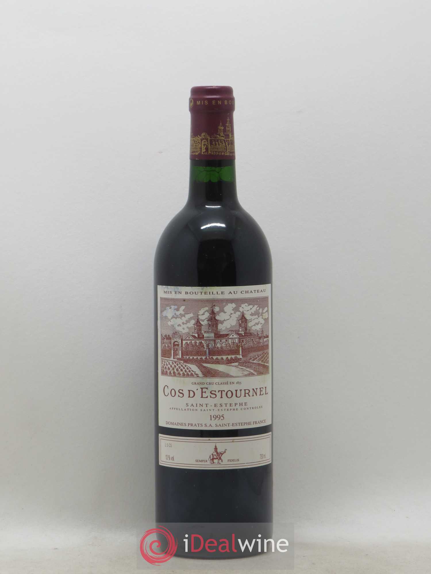 Cos d'Estournel 2ème Grand Cru Classé 1995 - Lot de 1 bouteille - 0