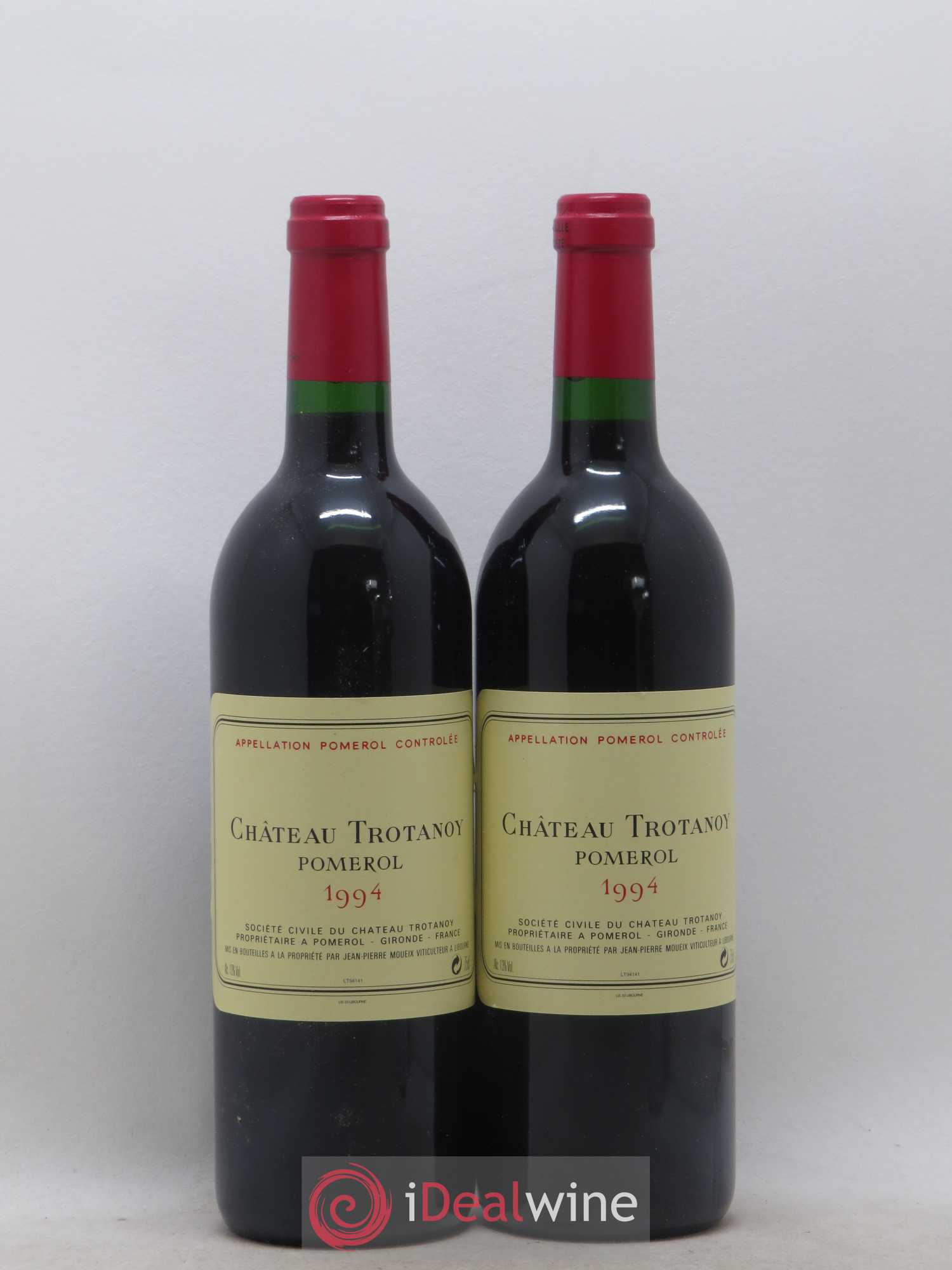 Château Trotanoy 1994 - Lot de 2 bouteilles - 0