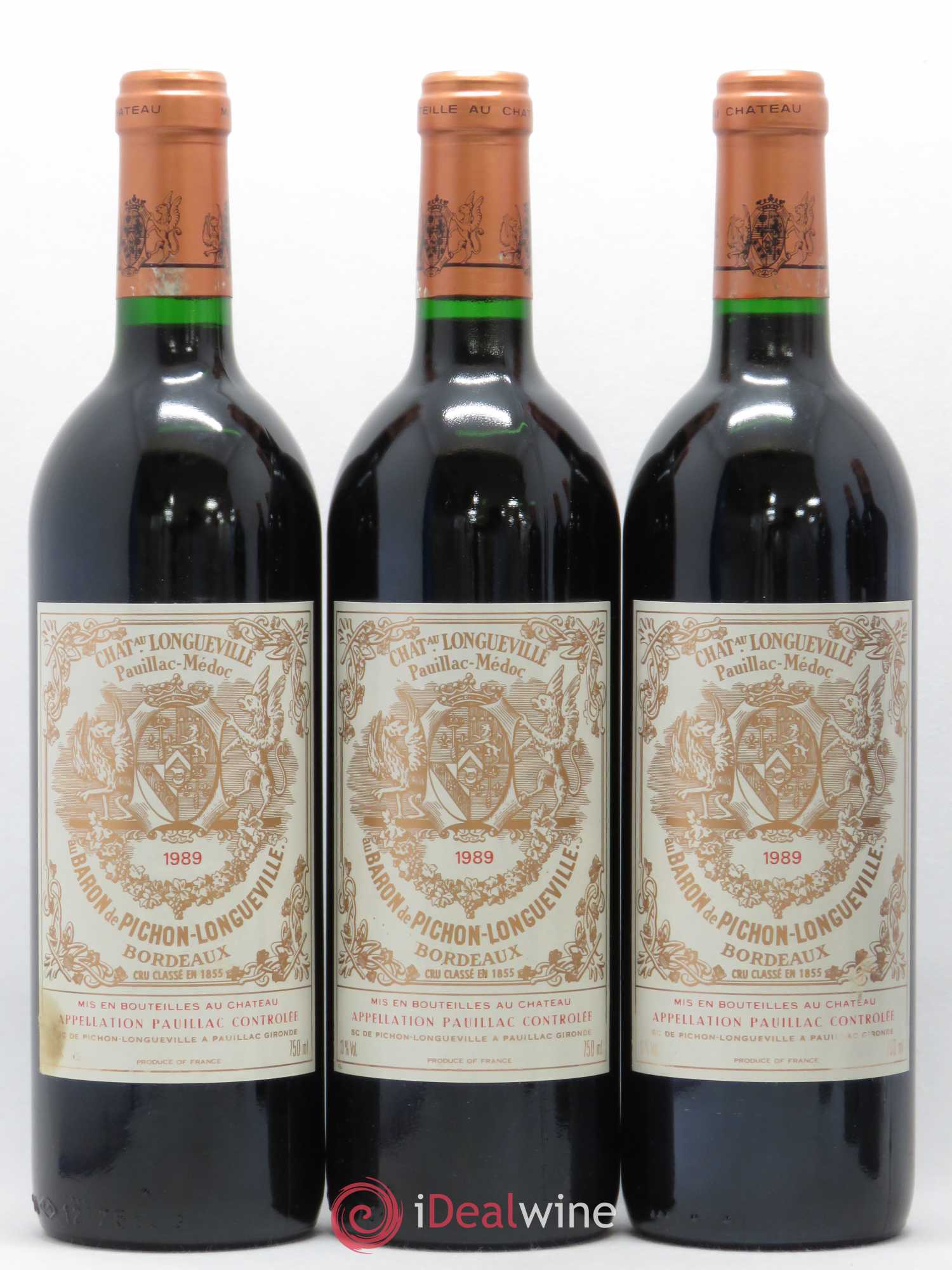 Pichon Longueville Baron 2ème Grand Cru Classé 1989 - Lot de 6 bouteilles - 2