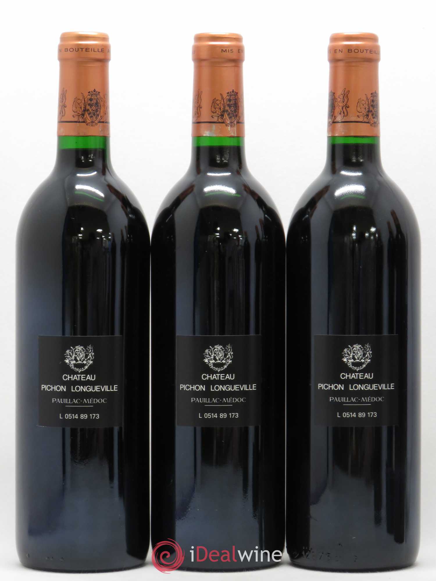 Pichon Longueville Baron 2ème Grand Cru Classé 1989 - Lot de 6 bouteilles - 3