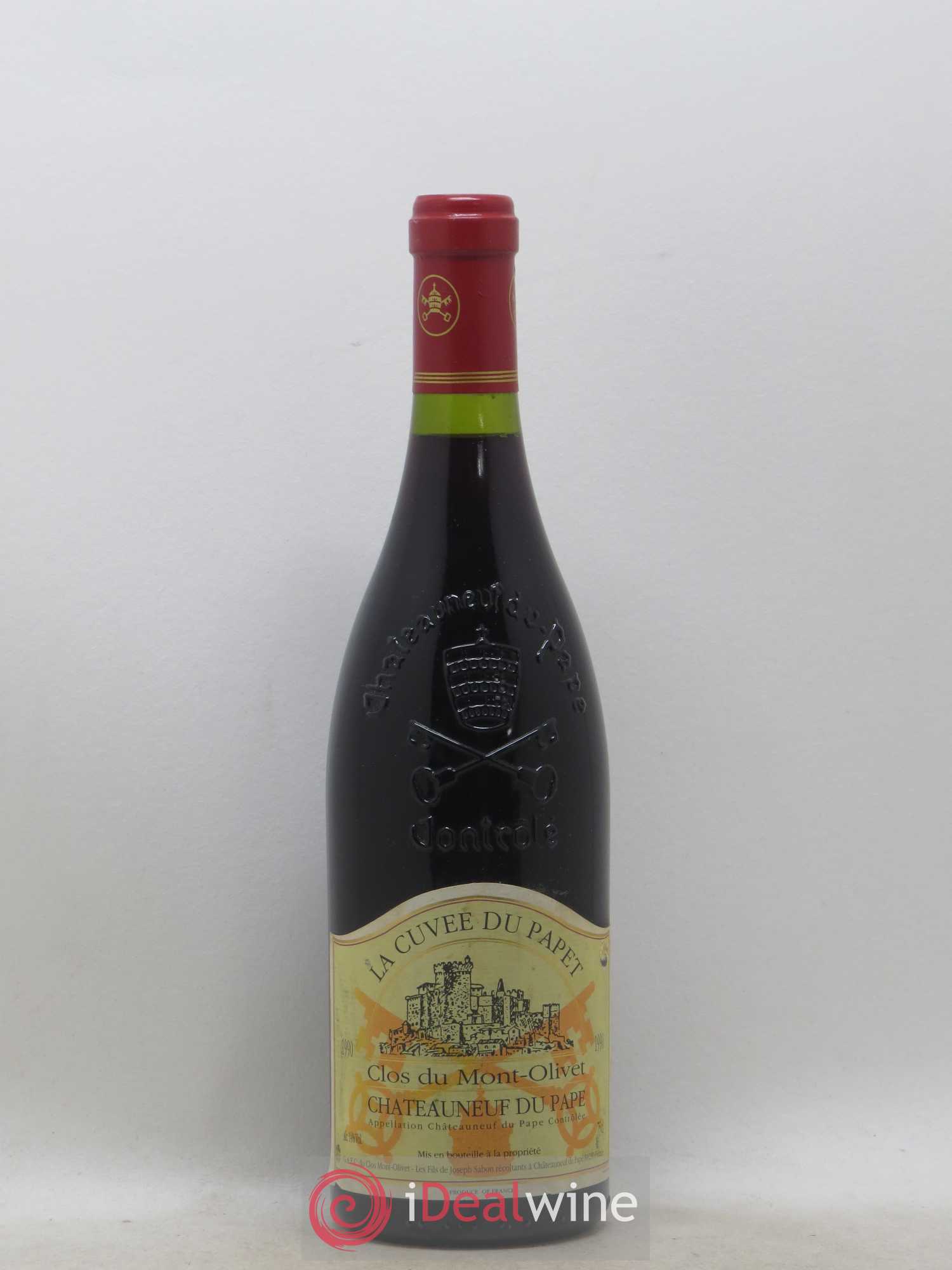Châteauneuf-du-Pape Cuvée du Papet Clos du Mont-Olivet 1990 - Lot de 1 bouteille - 0