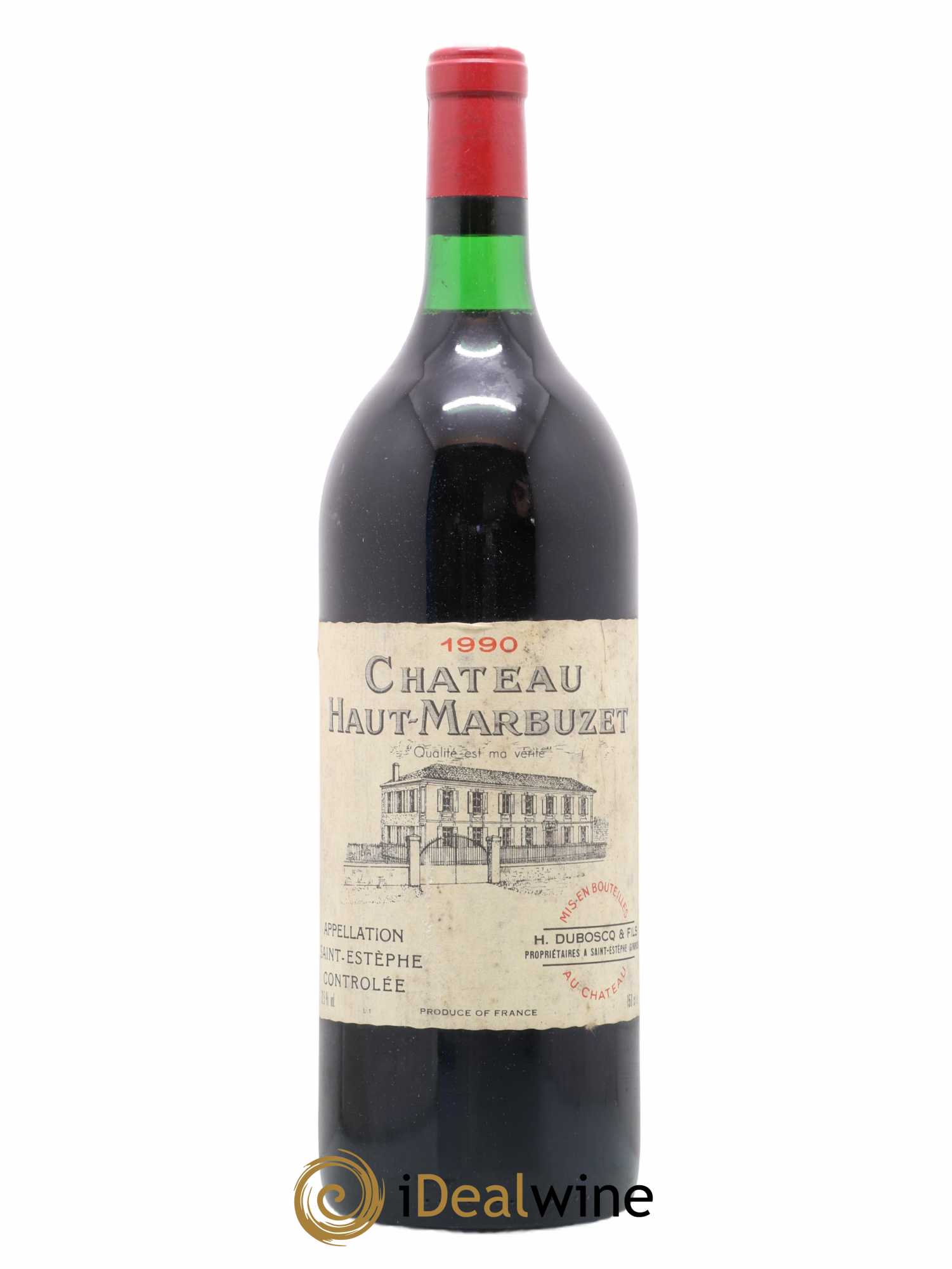 Château Haut Marbuzet 1990 - Lot de 1 magnum - 0