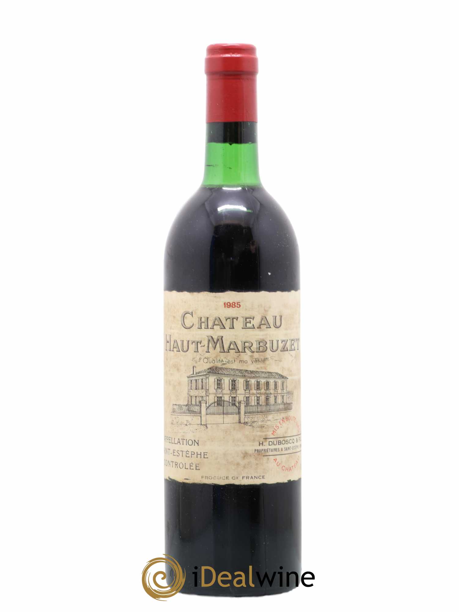 Château Haut Marbuzet 1985 - Lot de 1 bouteille - 0