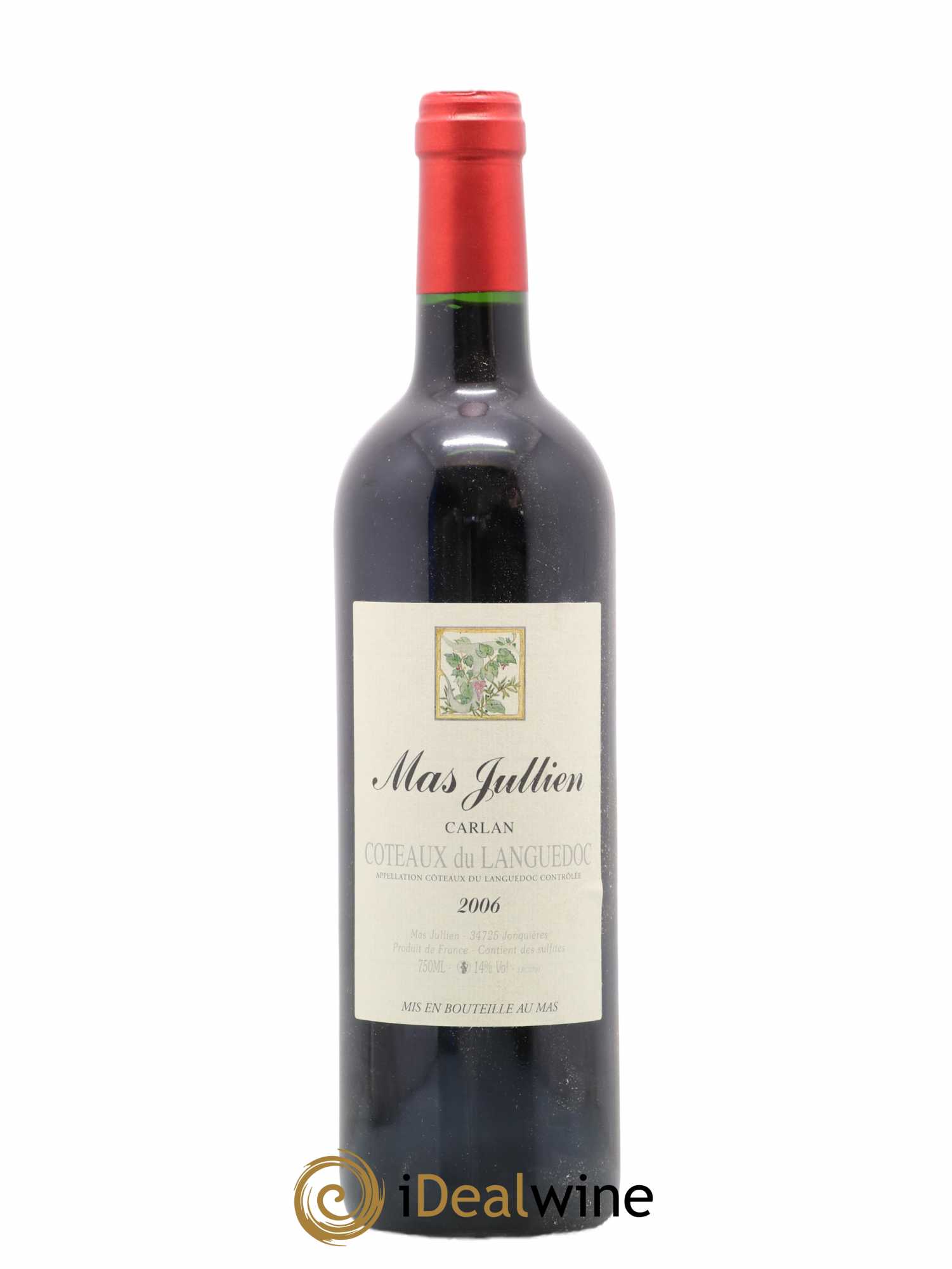 Terrasses du Larzac Mas Jullien Carlan Olivier Jullien 2006 - Lot de 1 bouteille - 0