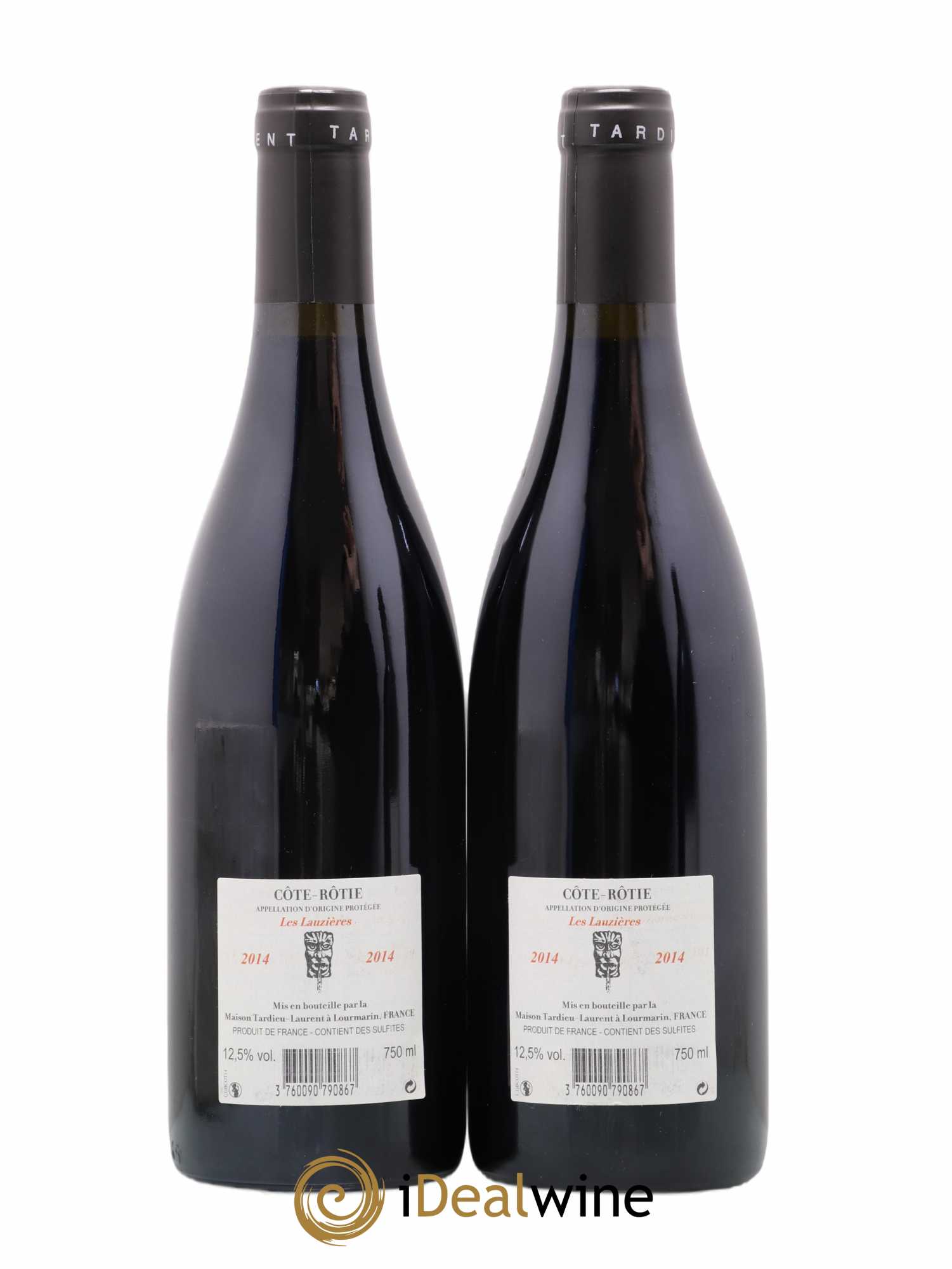 Côte-Rôtie Lauzieres Famille Tardieu 2014 - Posten von 2 Flaschen - 1