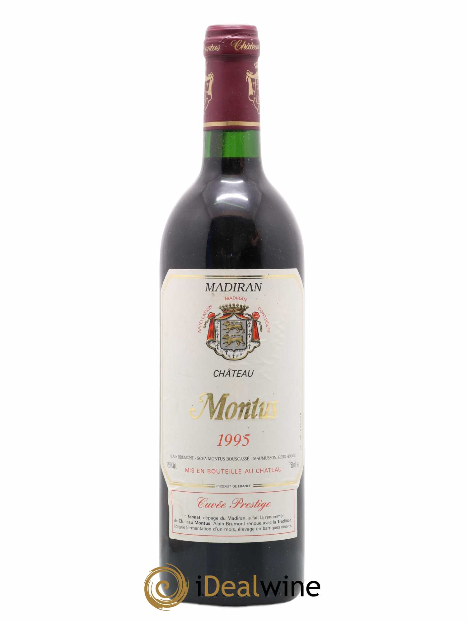 Madiran Château Montus-Prestige Alain Brumont 1995 - Lot de 1 bouteille - 0