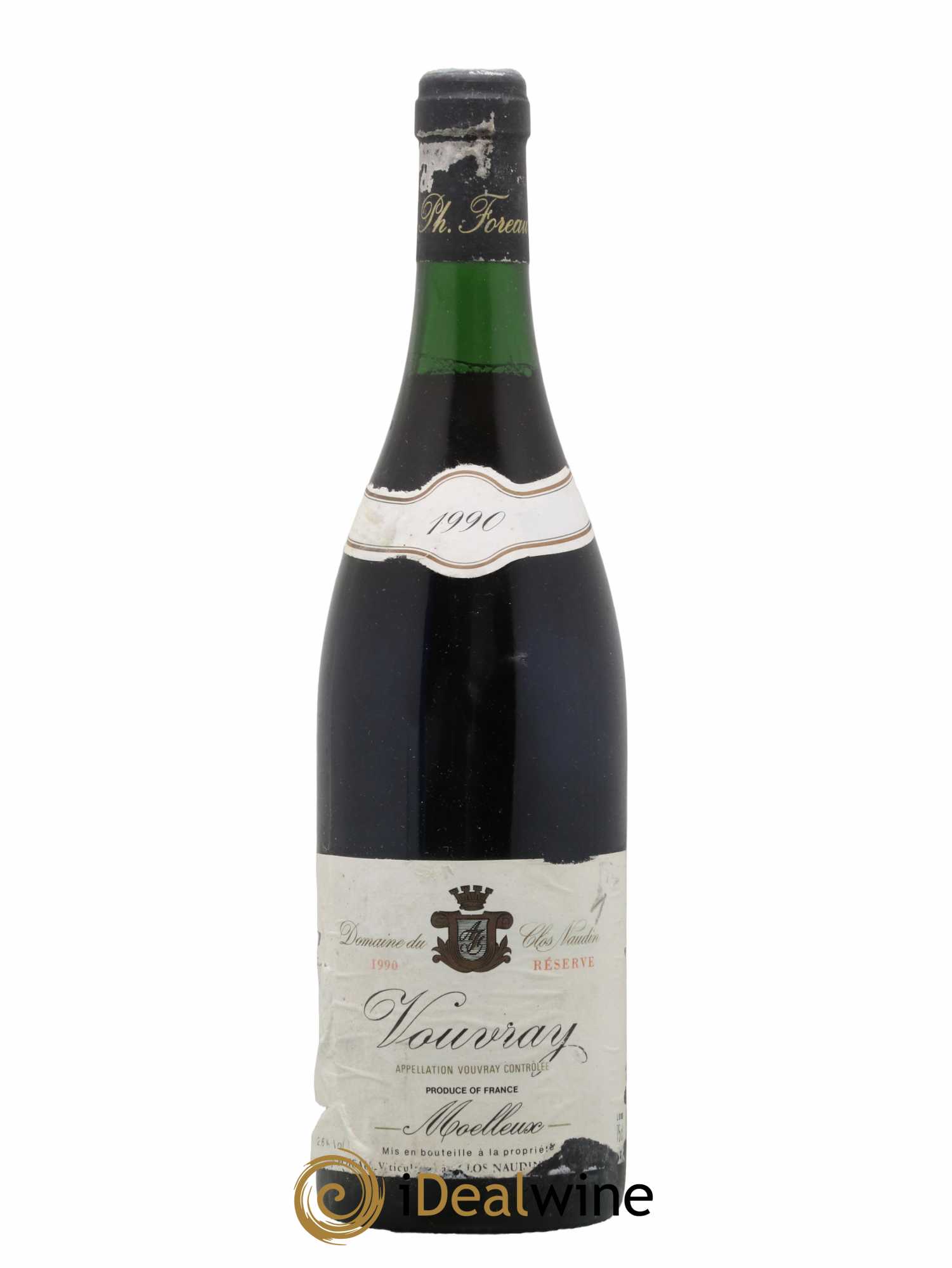 Vouvray Moelleux Réserve Clos Naudin - Philippe Foreau 1990 - Lotto di 1 bottiglia - 0
