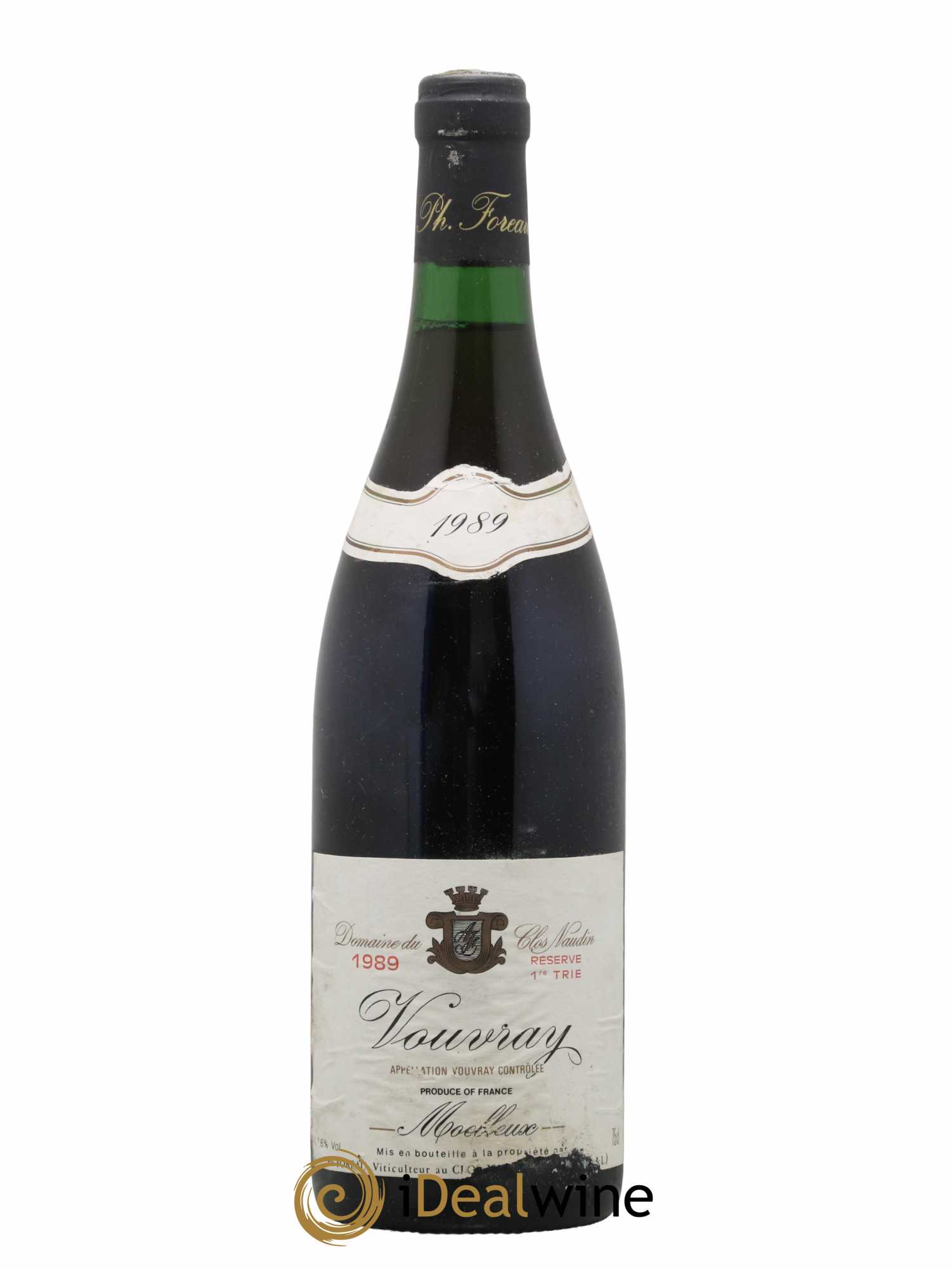Vouvray Moelleux Réserve Clos Naudin - Philippe Foreau 1er Trie 1989 - Lotto di 1 bottiglia - 0