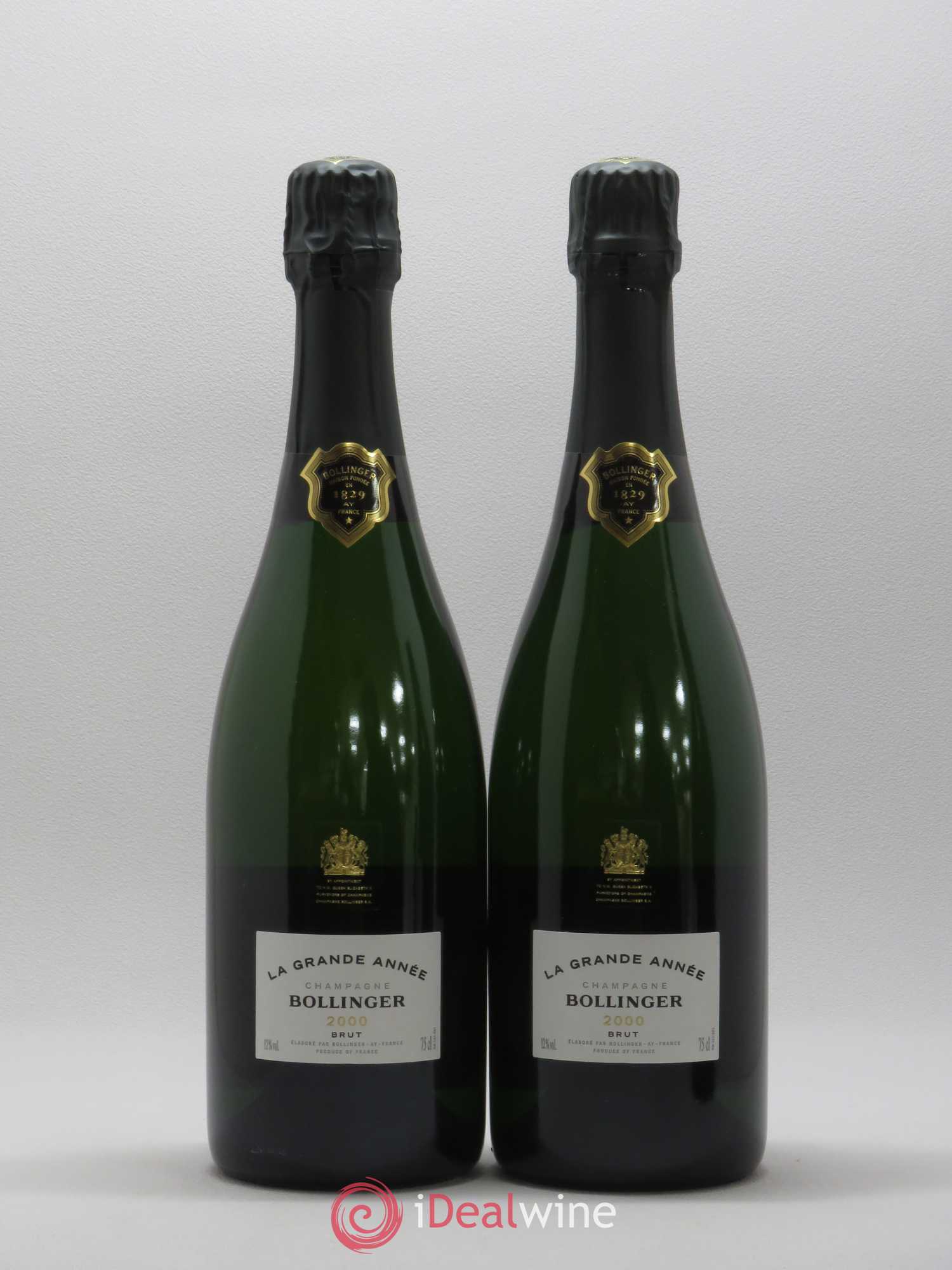La Grande Année Brut Bollinger 2000 - Lot de 2 bouteilles - 0