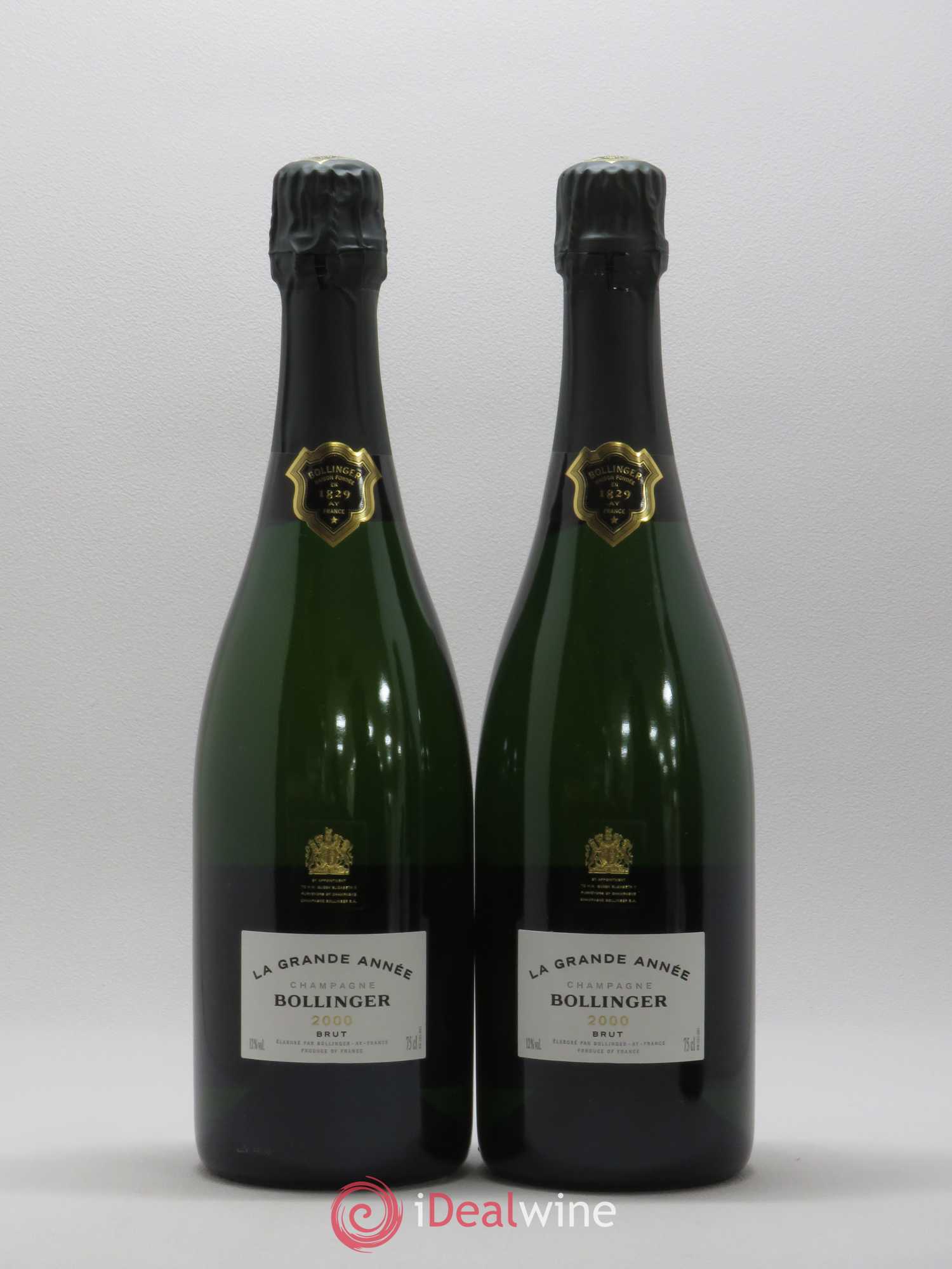 La Grande Année Brut Bollinger 2000 - Lot de 2 bouteilles - 0