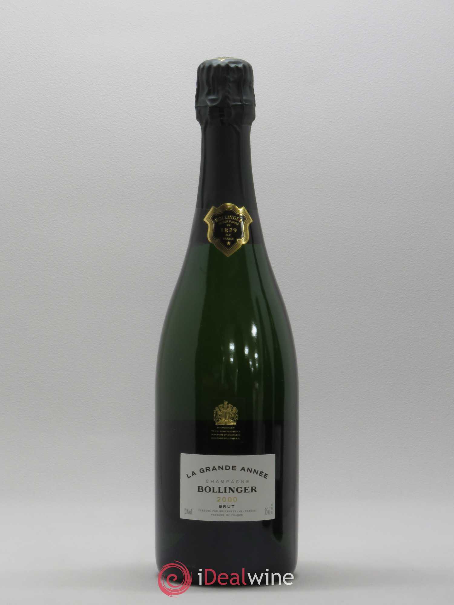 La Grande Année Brut Bollinger 2000 - Lot de 1 bouteille - 0