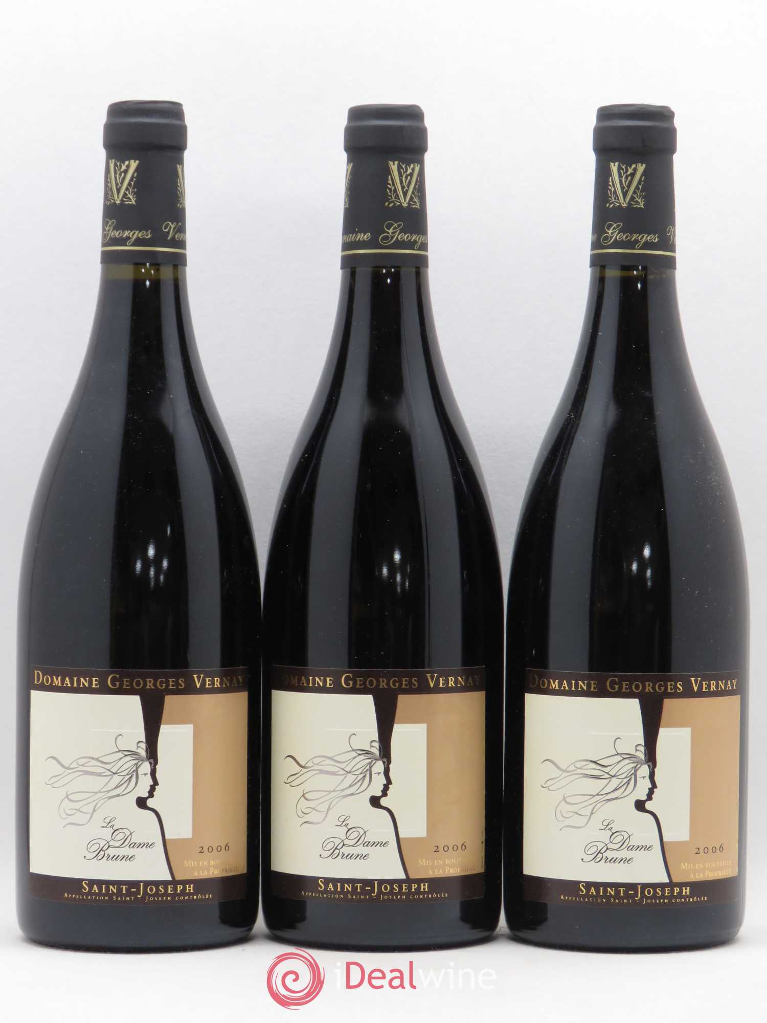 Saint-Joseph La Dame Brune Georges Vernay 2006 - Lot de 6 bouteilles - 1