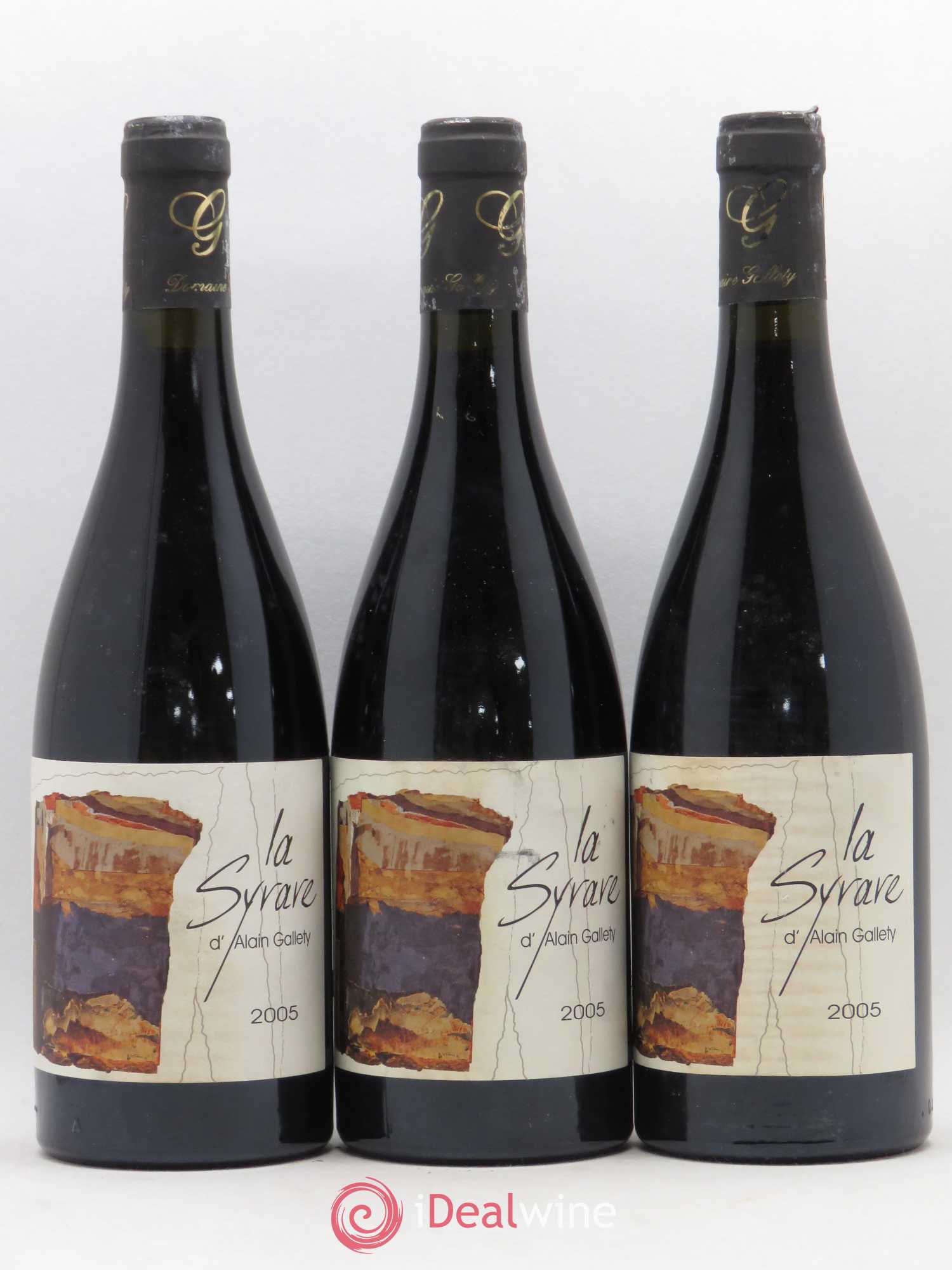 Côtes du Vivarais La Syrare Gallety (Domaine) 2005 - Lot de 3 bouteilles - 0