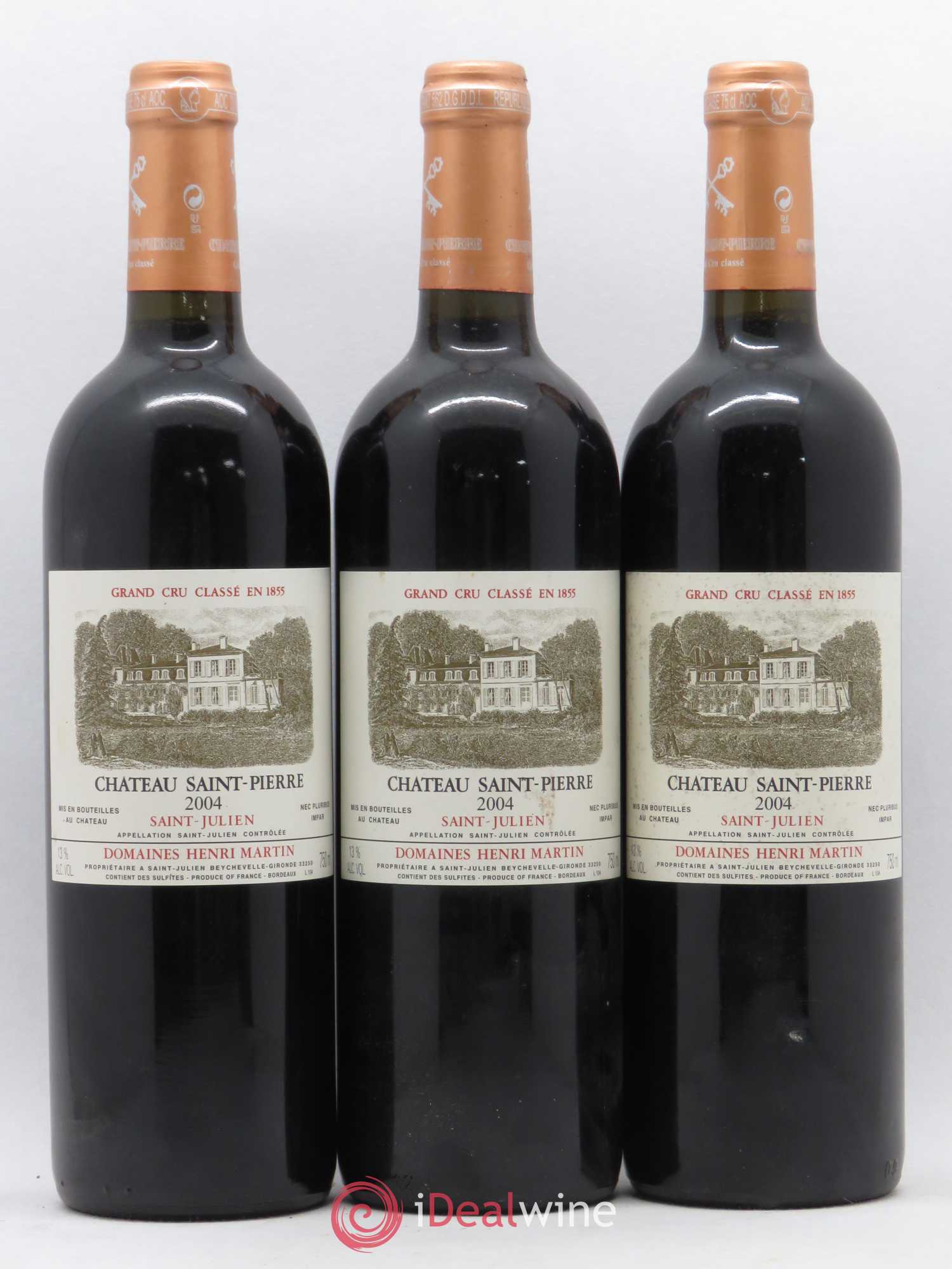 Château Saint-Pierre 4ème Grand Cru Classé 2004 - Lot de 12 bouteilles - 2