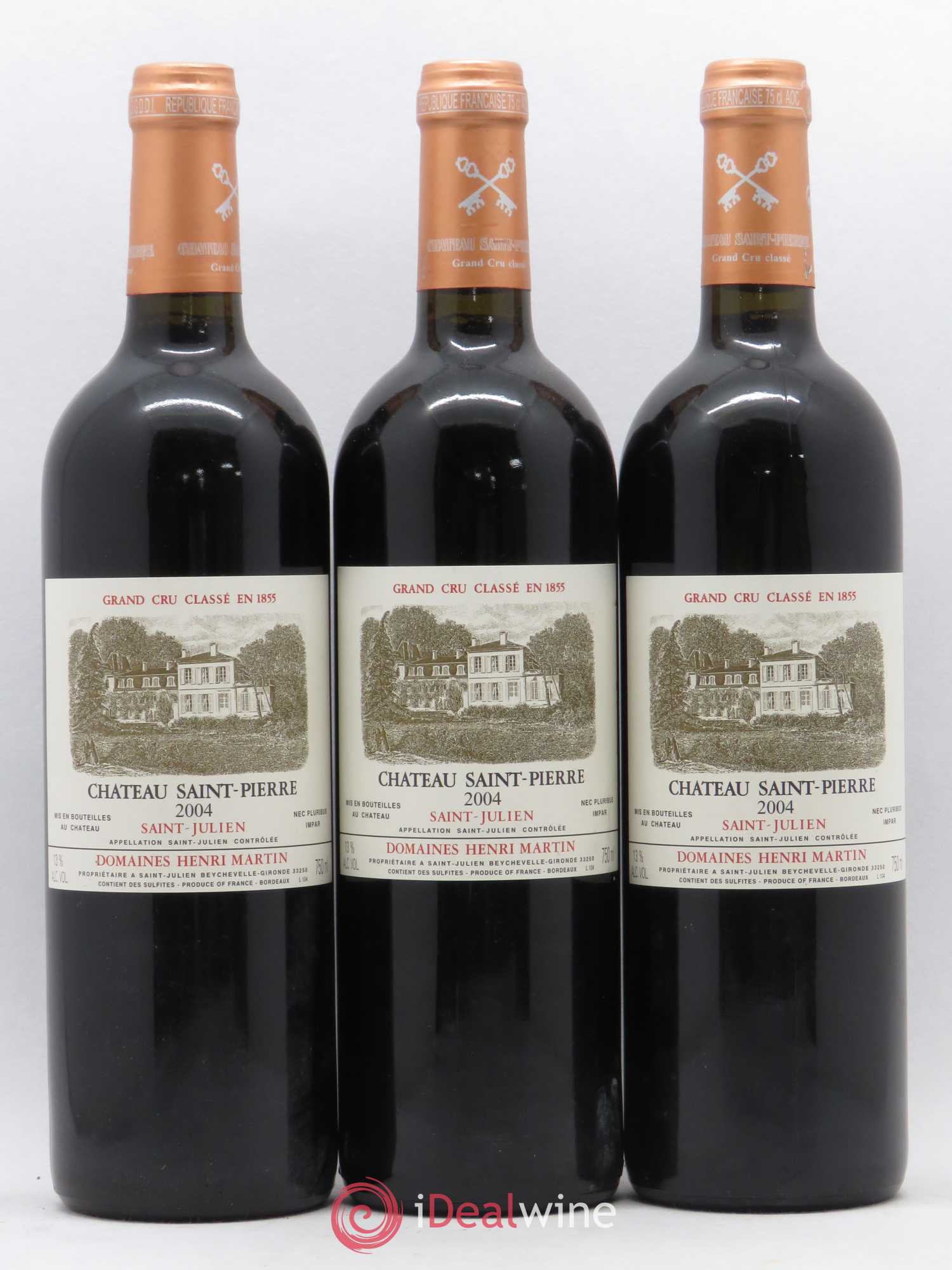 Château Saint-Pierre 4ème Grand Cru Classé 2004 - Lot de 12 bouteilles - 3