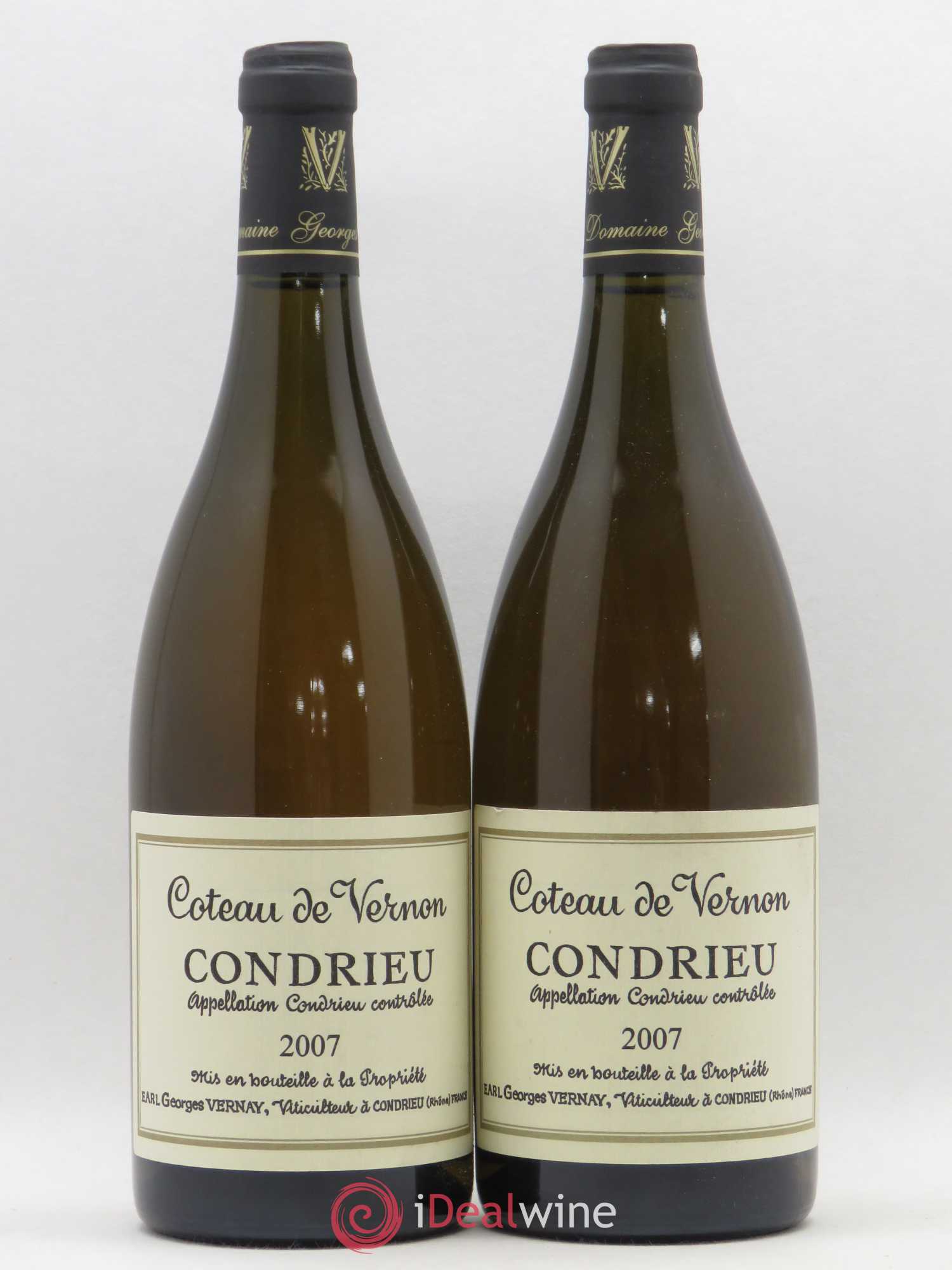 Condrieu Coteau de Vernon Georges Vernay 2007 - Lot de 2 bouteilles - 0