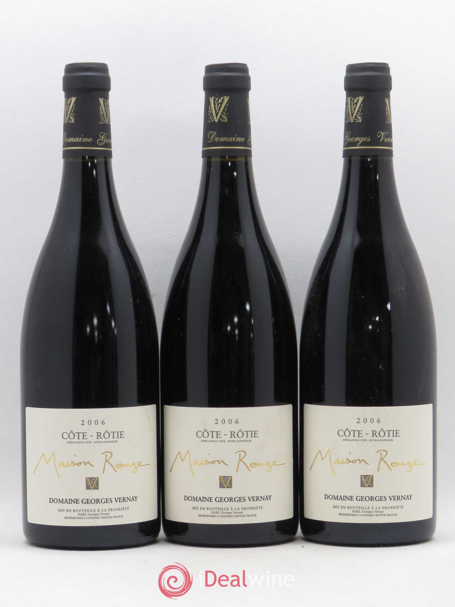 Côte-Rôtie Maison Rouge Georges Vernay 2006 - Lot de 6 bouteilles - 1