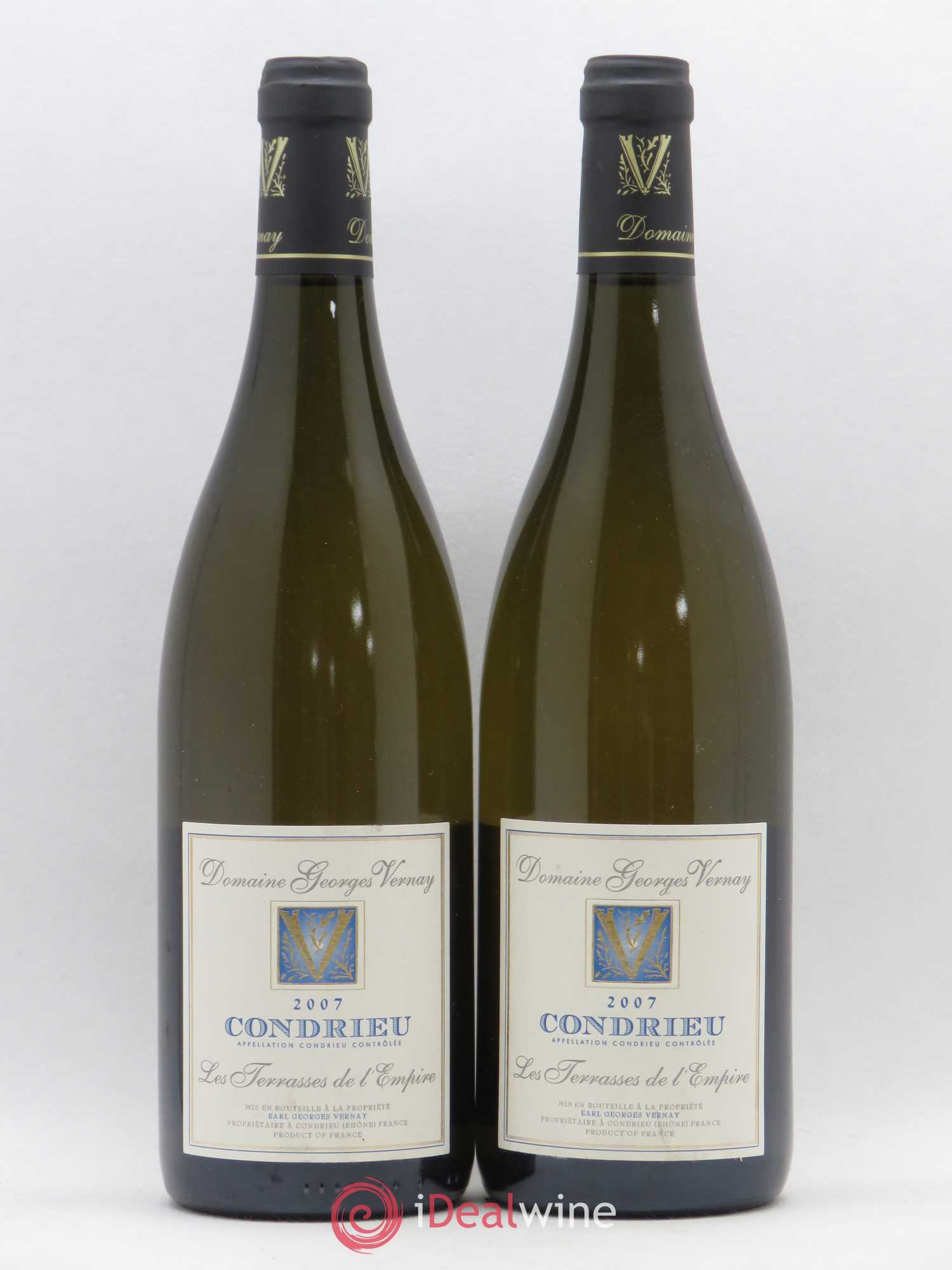 Condrieu Terrasses de l'Empire Georges Vernay 2007 - Lot de 2 bouteilles - 0