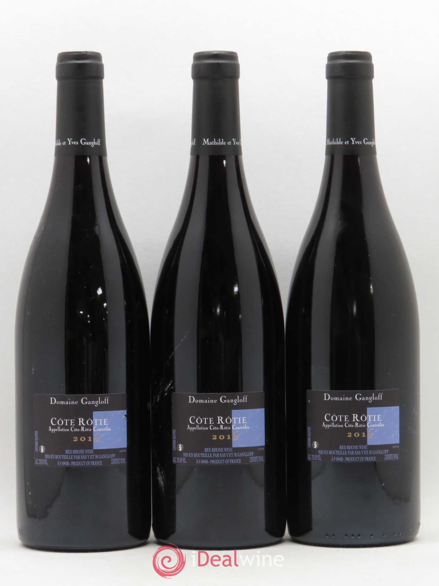 Côte-Rôtie La Barbarine Gangloff (Domaine) 2016 - Lot de 3 bouteilles - 1