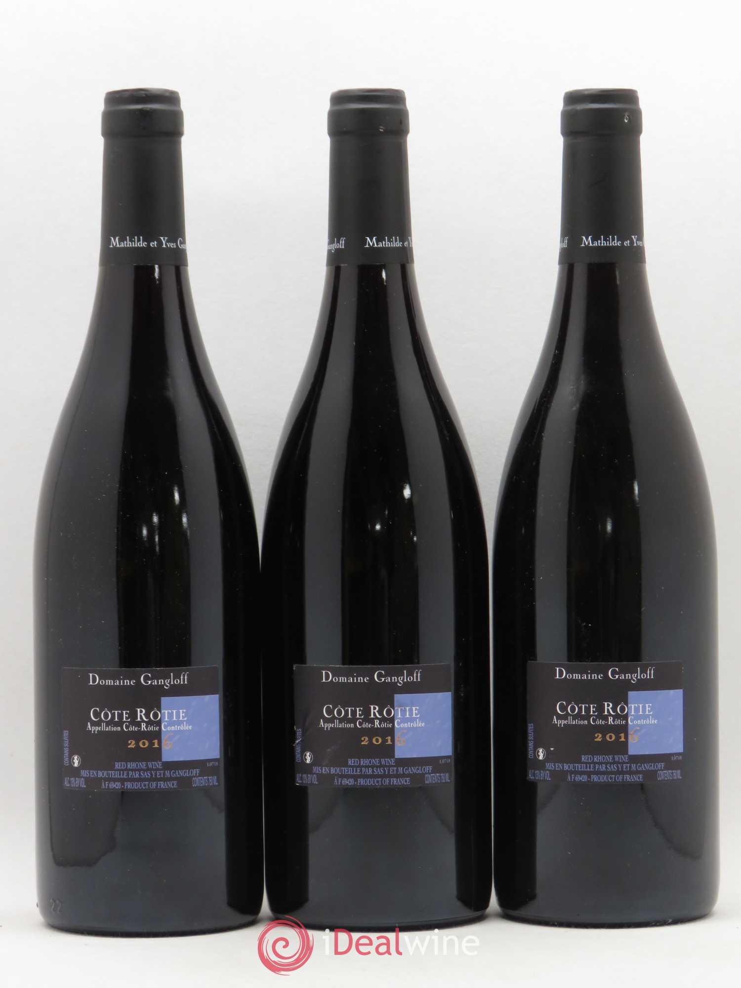 Côte-Rôtie La Barbarine Gangloff (Domaine) 2016 - Lot de 3 bouteilles - 1