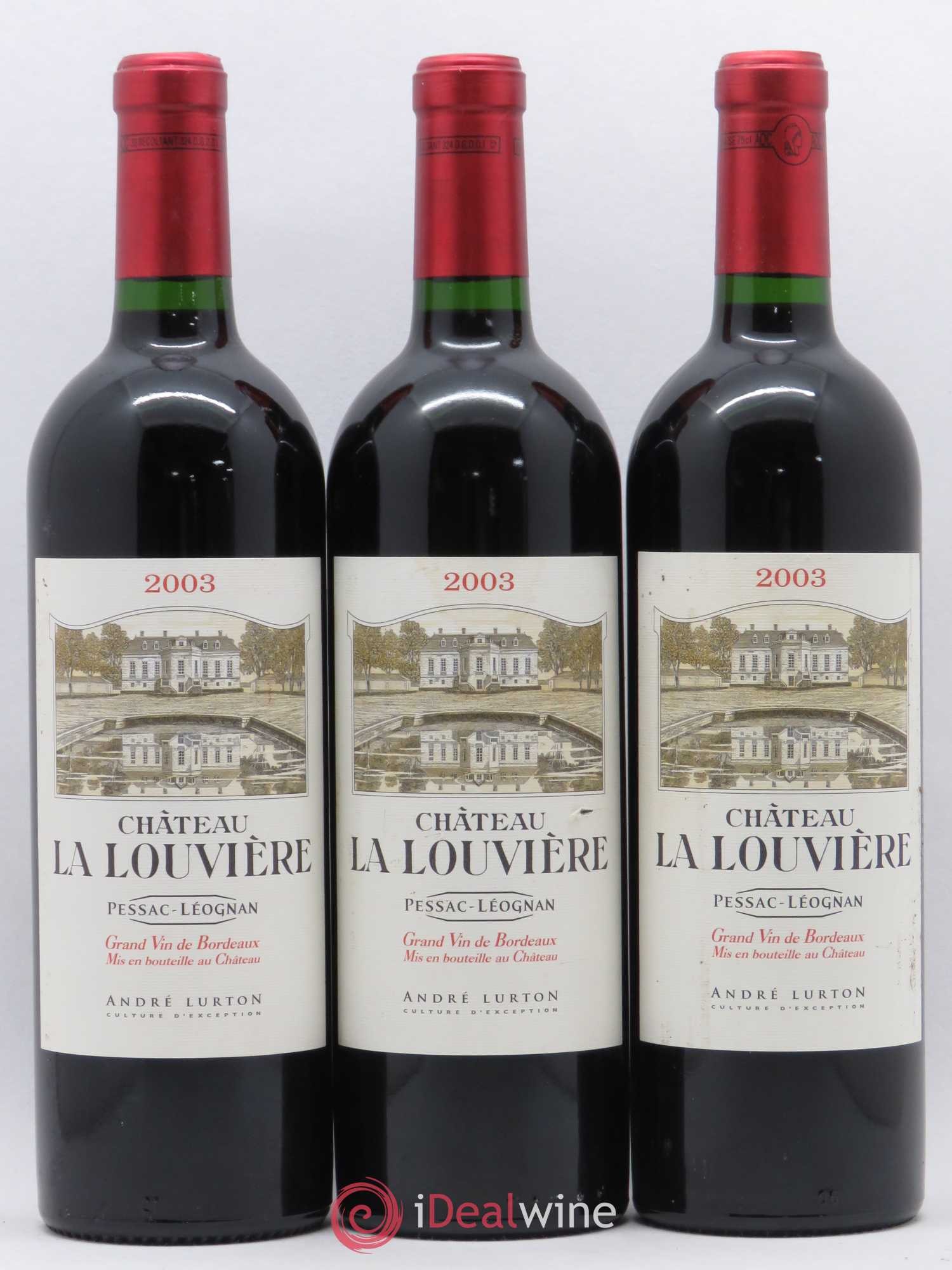 Château la Louvière 2003 - Lot de 6 bouteilles - 1
