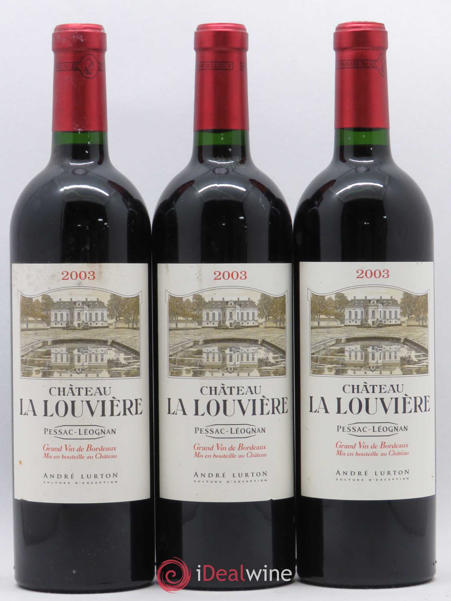 Château la Louvière 2003 - Lot de 6 bouteilles - 2
