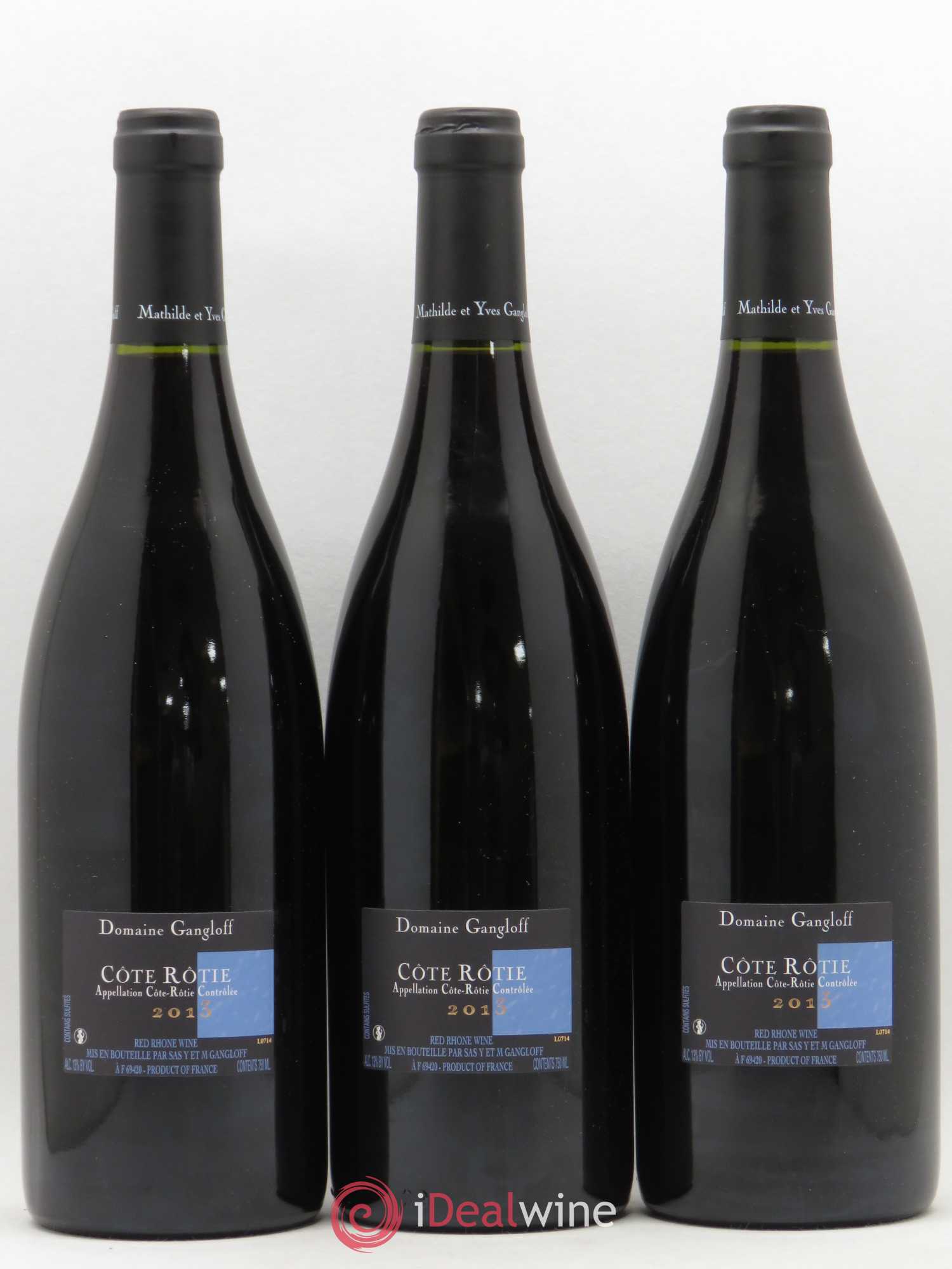 Côte-Rôtie La Barbarine Gangloff (Domaine) 2013 - Lot de 3 bouteilles - 1