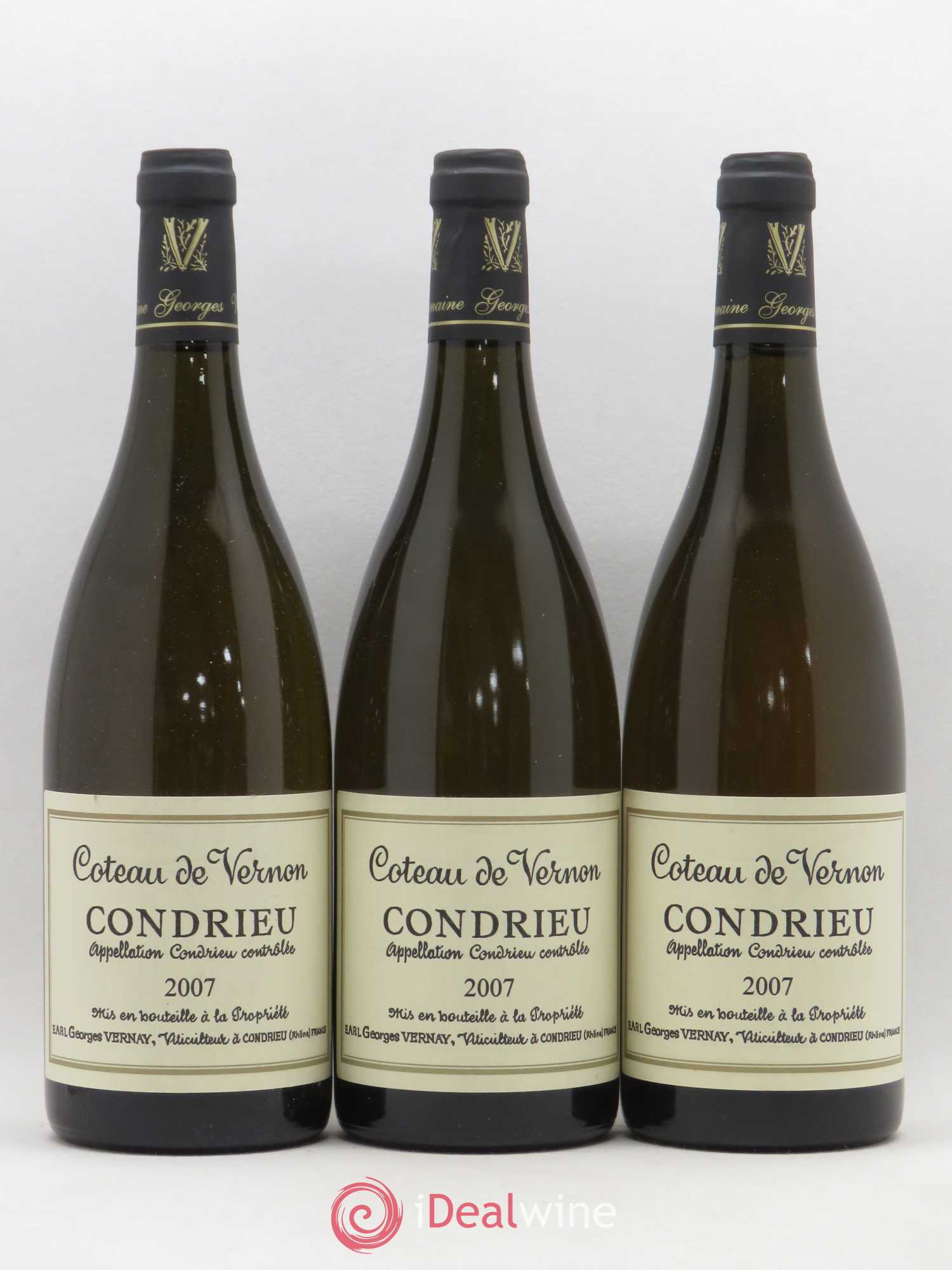 Condrieu Coteau de Vernon Georges Vernay 2007 - Posten von 6 Flaschen - 1