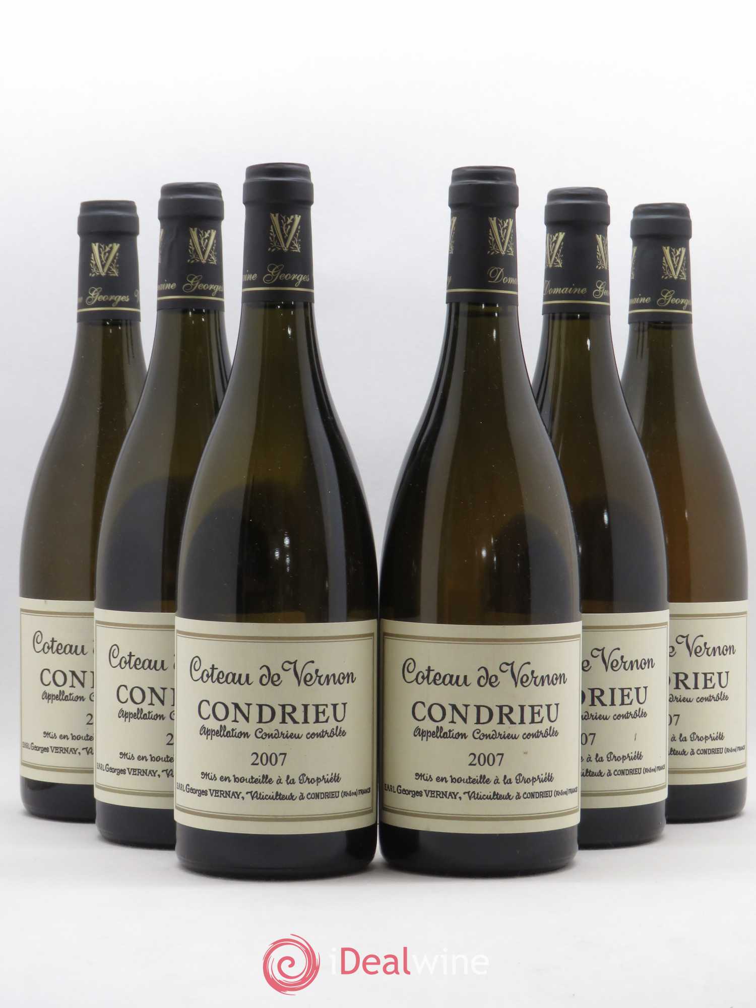 Condrieu Coteau de Vernon Georges Vernay 2007 - Posten von 6 Flaschen - 0