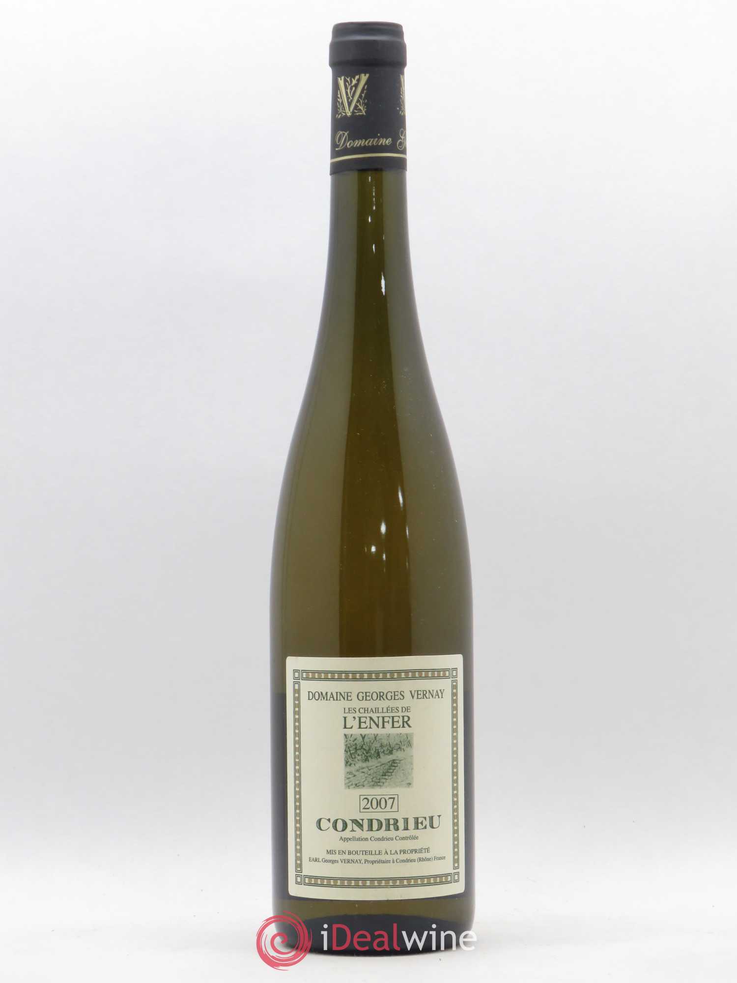 Condrieu Les Chaillées de l'Enfer Georges Vernay 2007 - Lot de 1 bouteille - 0