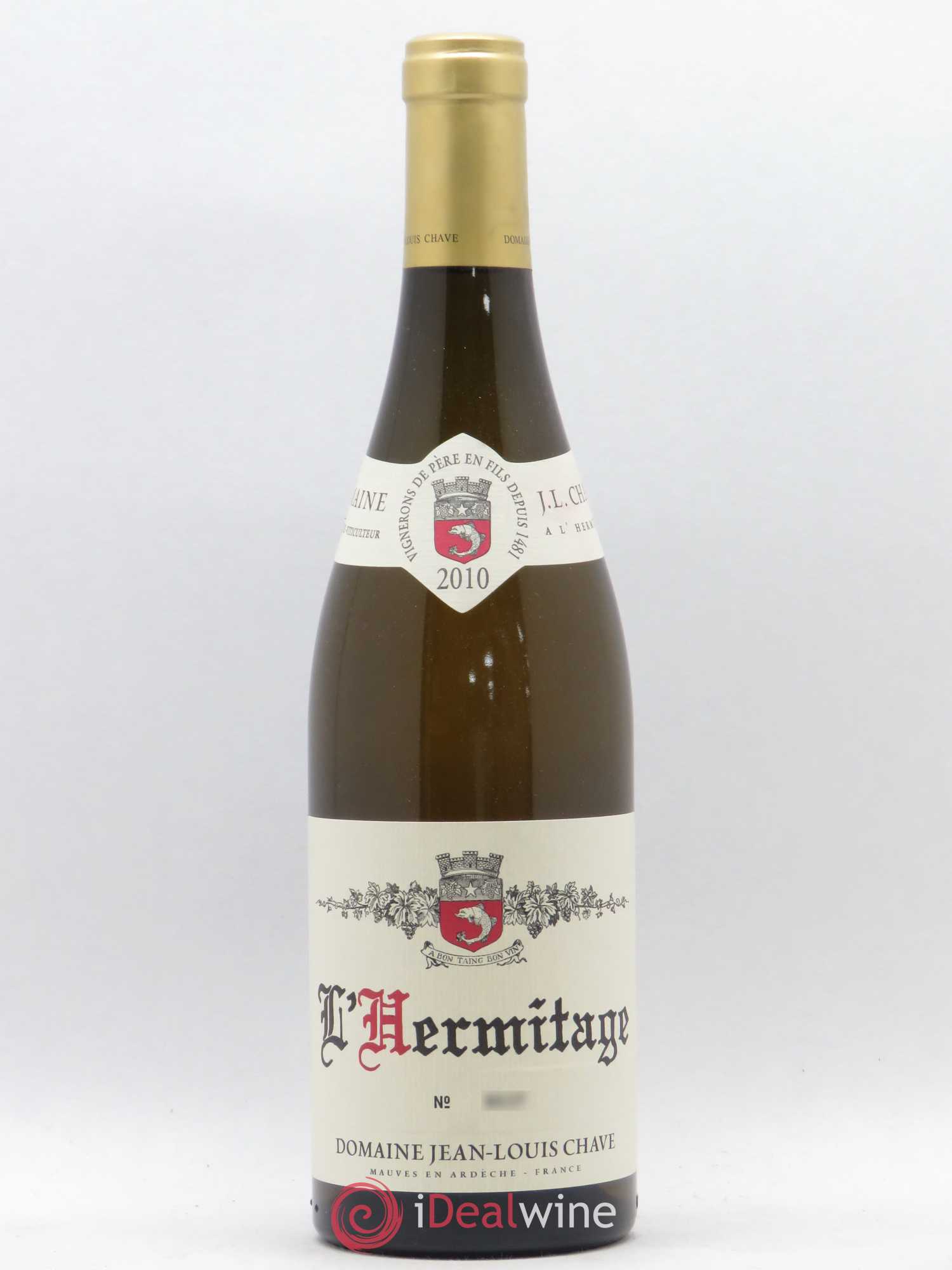 Hermitage Jean-Louis Chave 2010 - Lot de 1 bouteille - 0