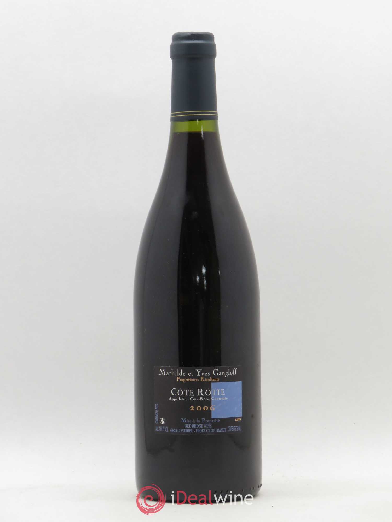 Côte-Rôtie La Barbarine Gangloff (Domaine) 2006 - Lot de 1 bouteille - 1