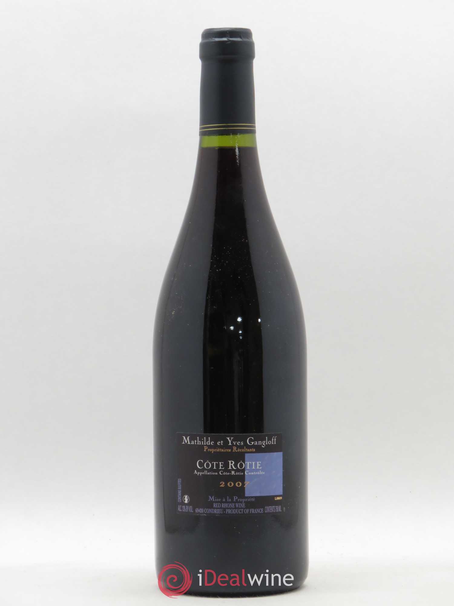 Côte-Rôtie La Barbarine Gangloff (Domaine) 2007 - Lot de 1 bouteille - 1