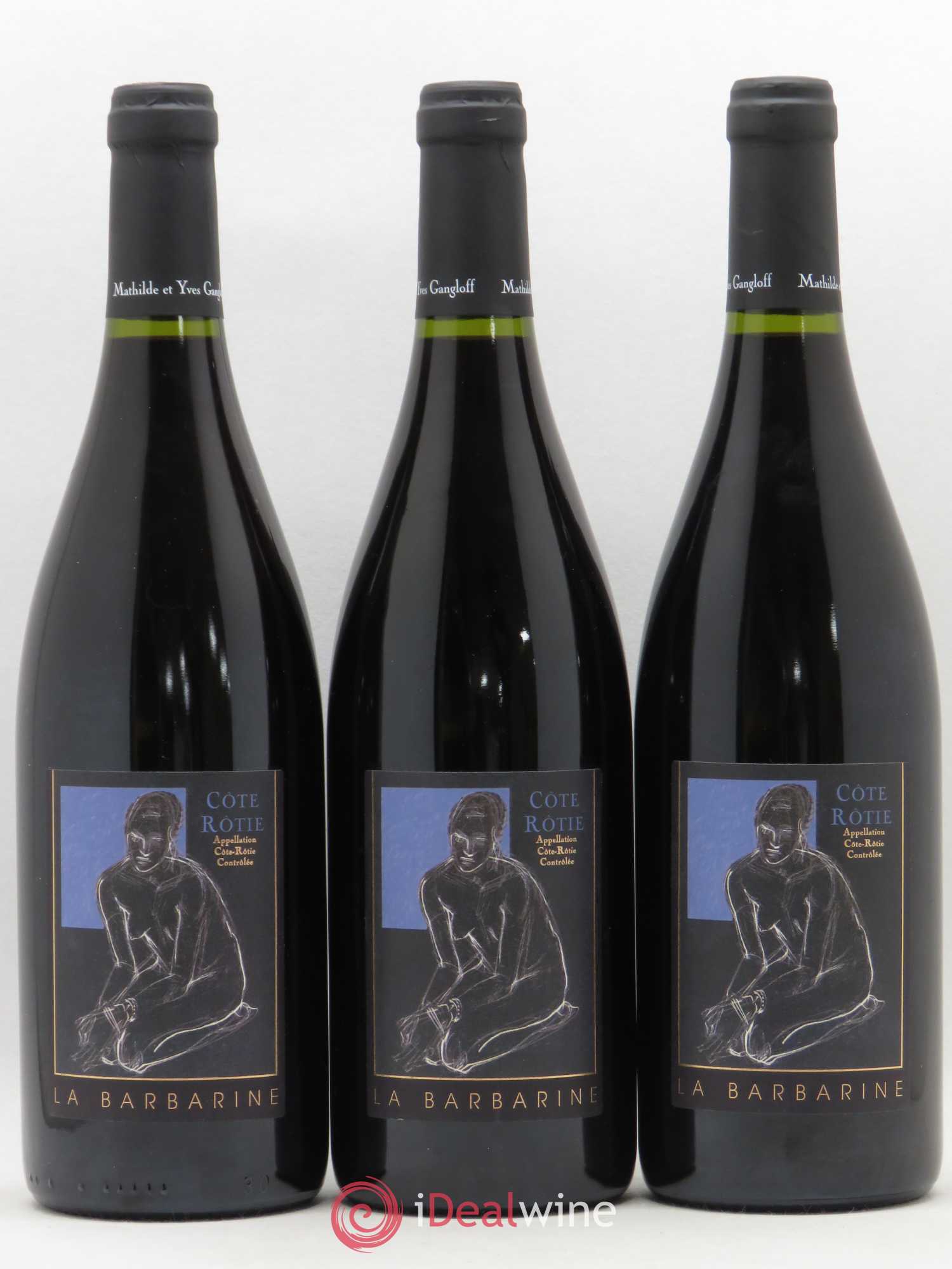 Côte-Rôtie La Barbarine Gangloff (Domaine) 2010 - Lot de 3 bouteilles - 0